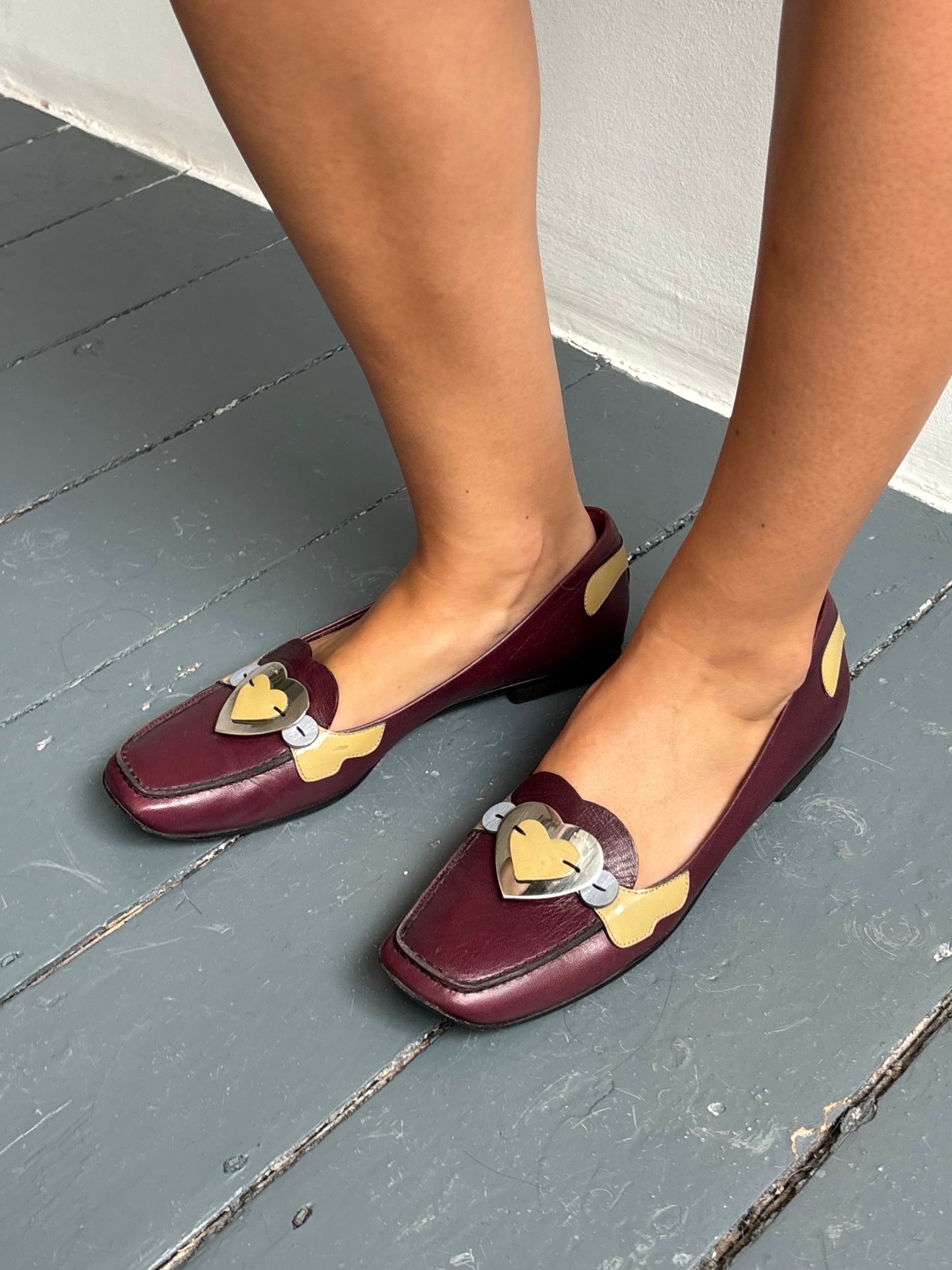 Prada 90s Heart Loafers