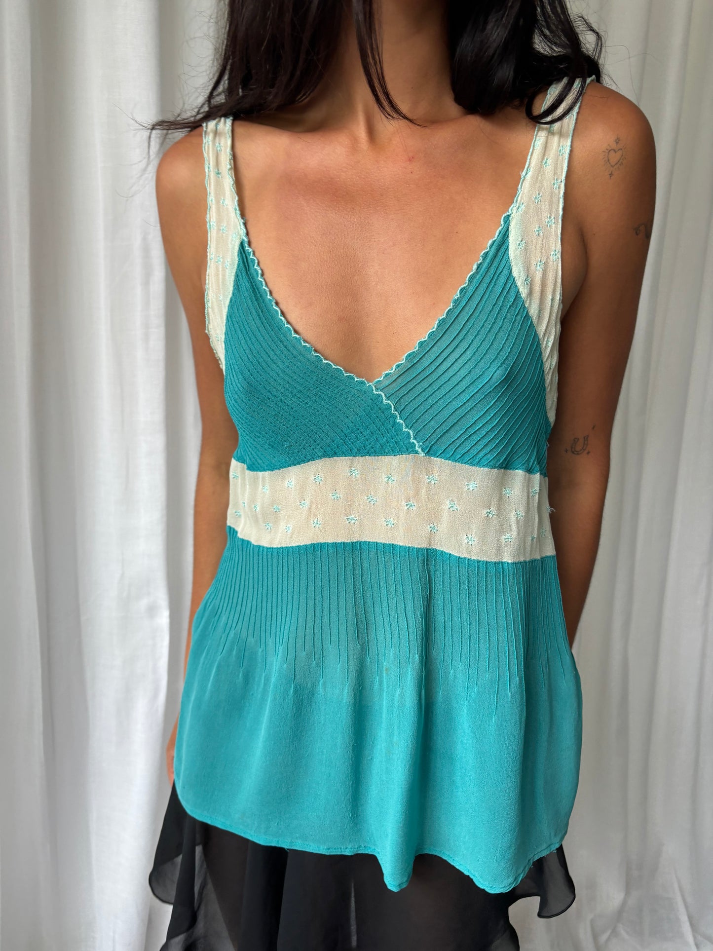 Fleur Wood Silk Top