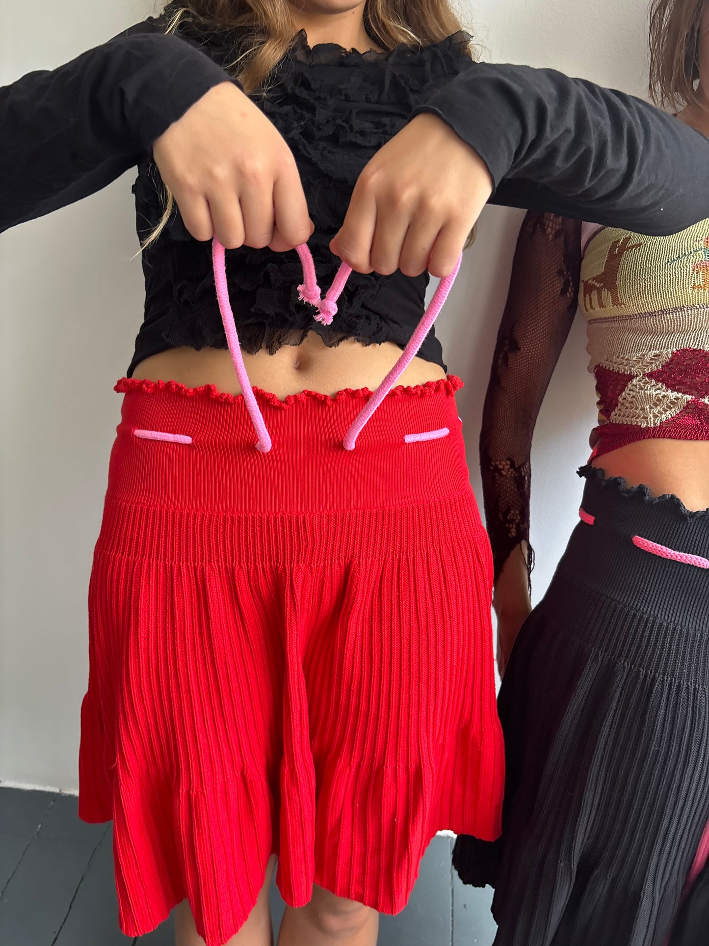 Sonia Rykiel Black Knit Skirt