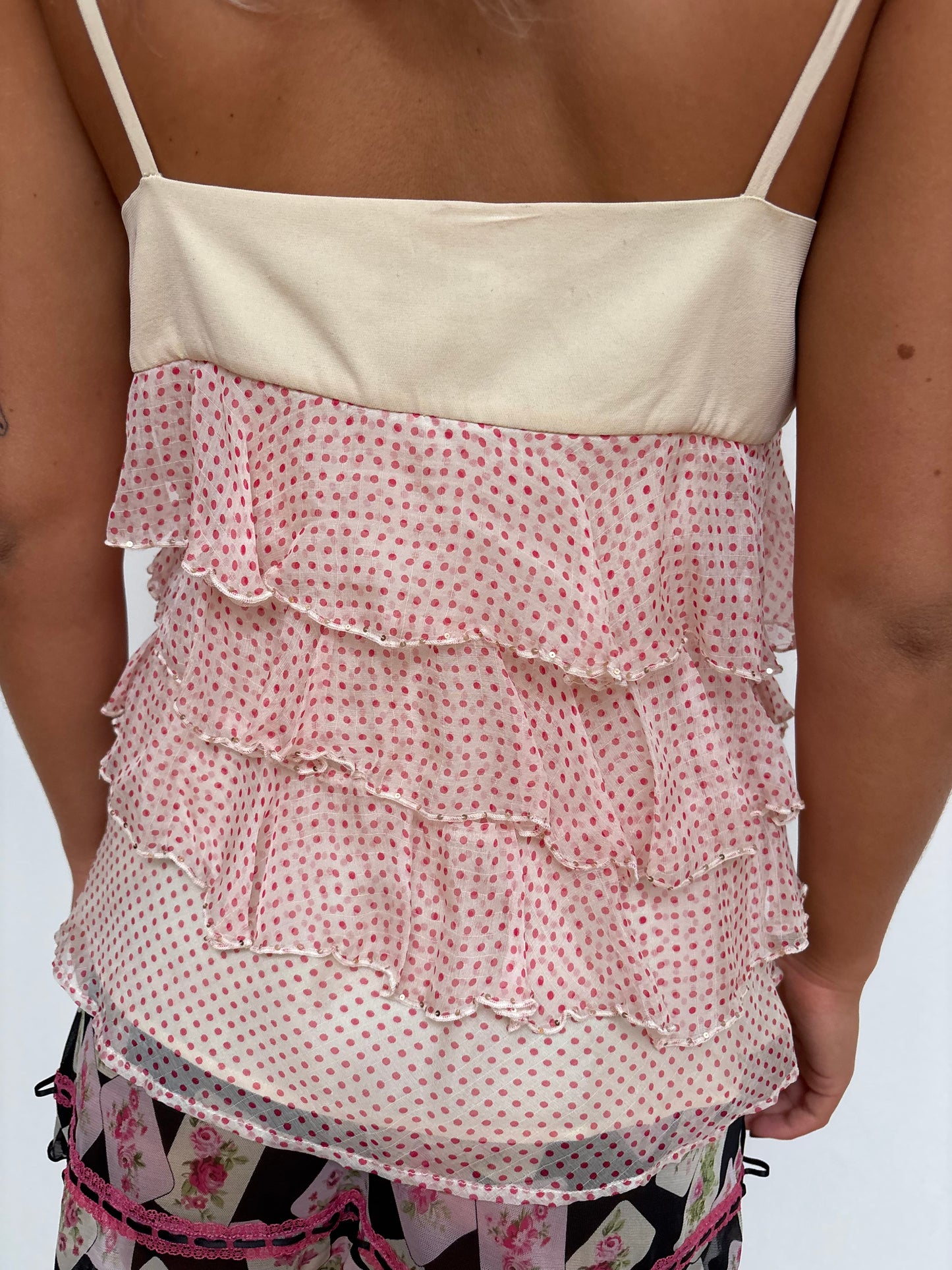 Temperley Polka Dot Silk Cami