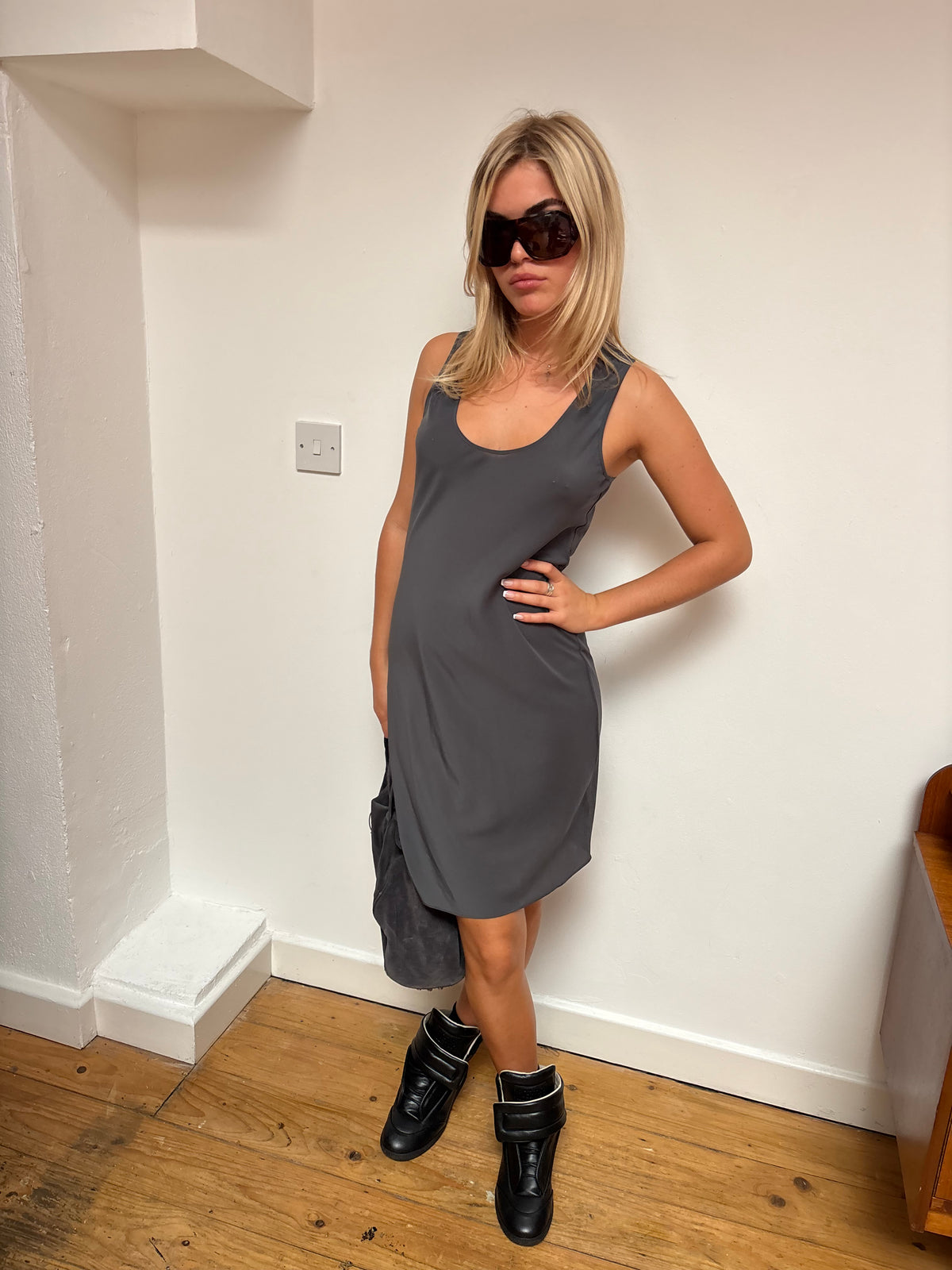 Hoss Khaki Slip Dress
