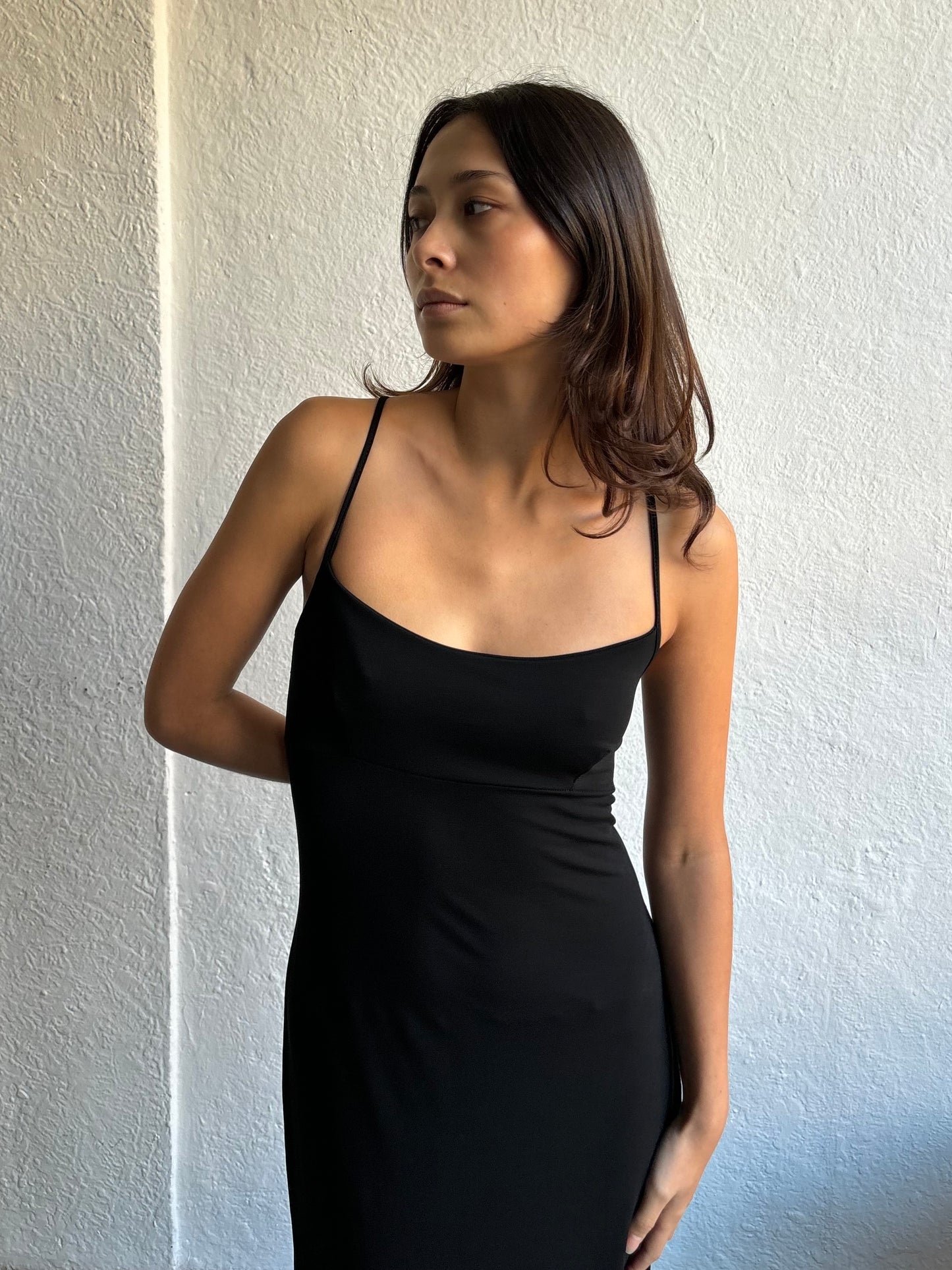 Morgan De Toi Black Maxi Dress