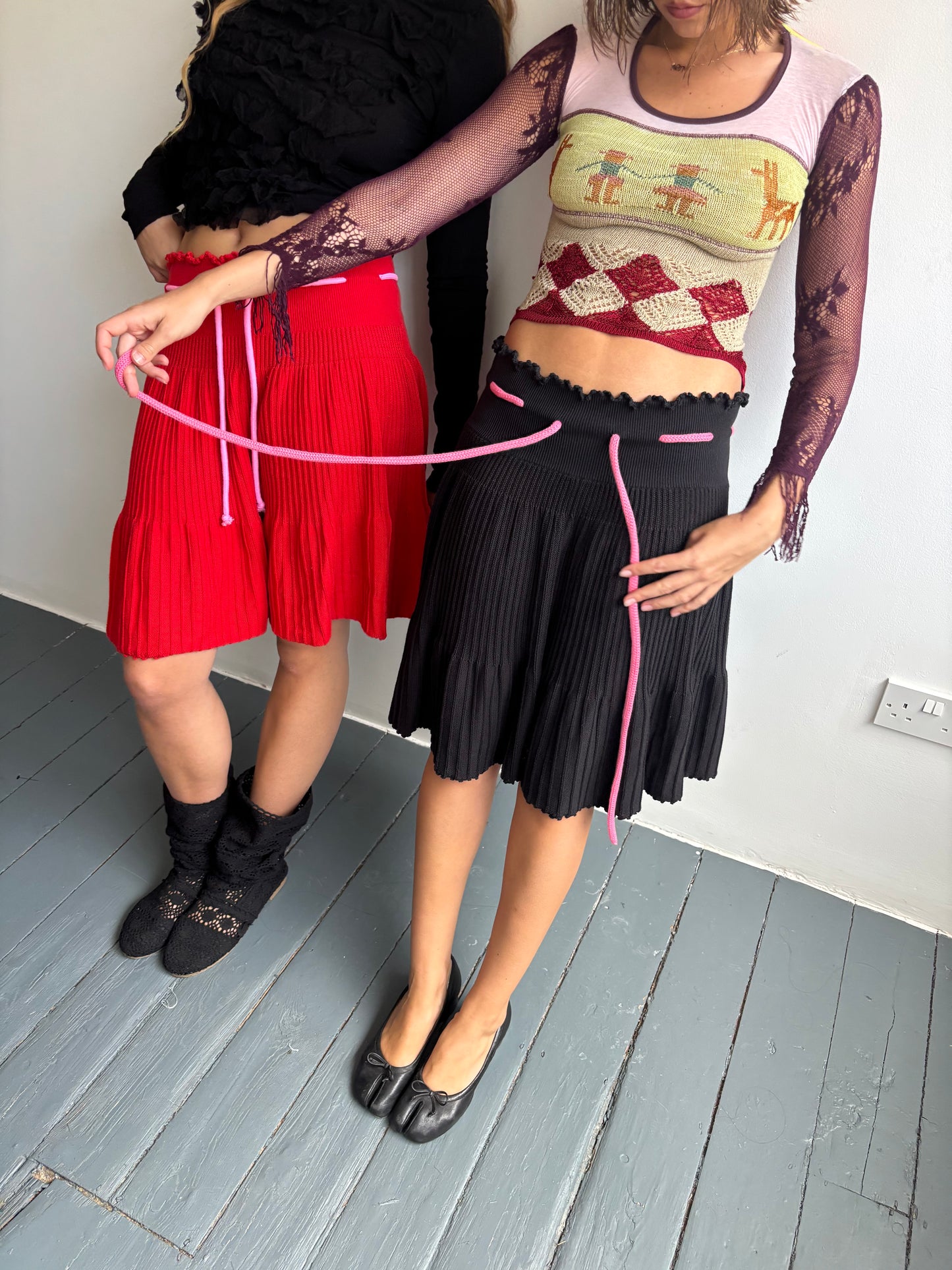 Sonia Rykiel Black Knit Skirt