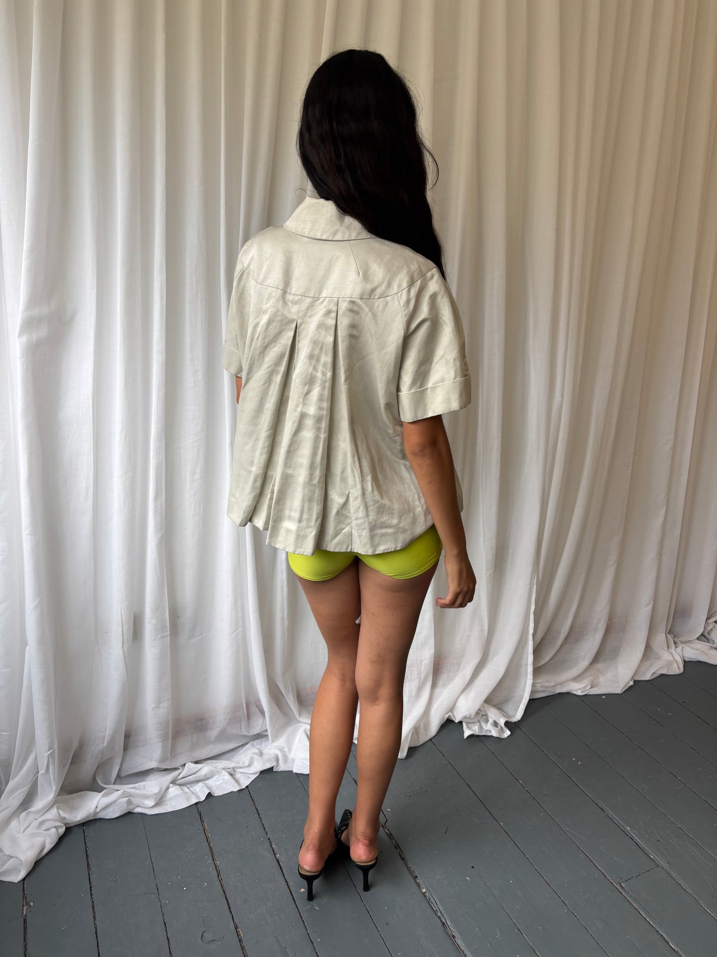 Ted Baker Beige Short Sleeve Jacket
