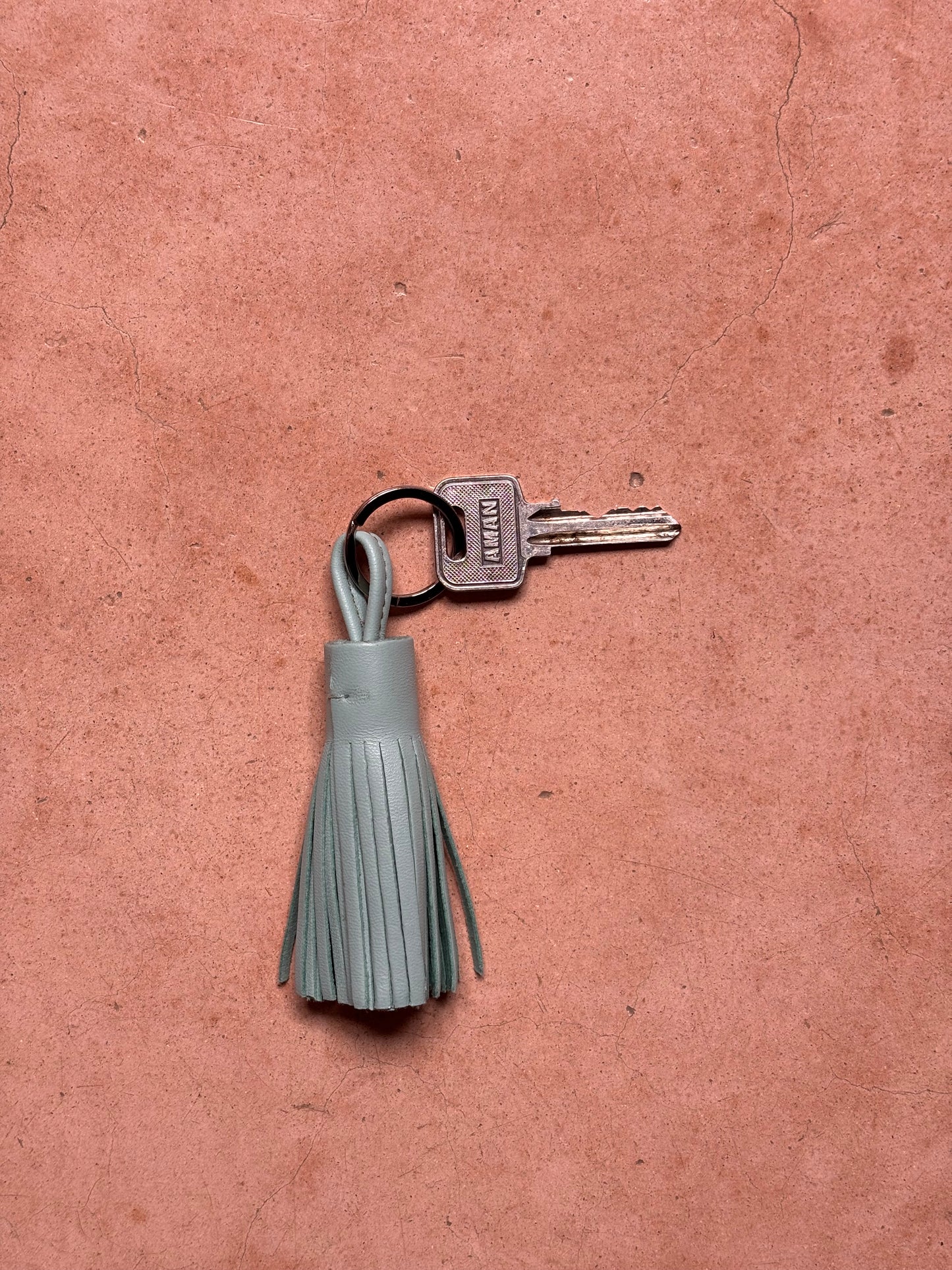 Leather Tassel Keyring