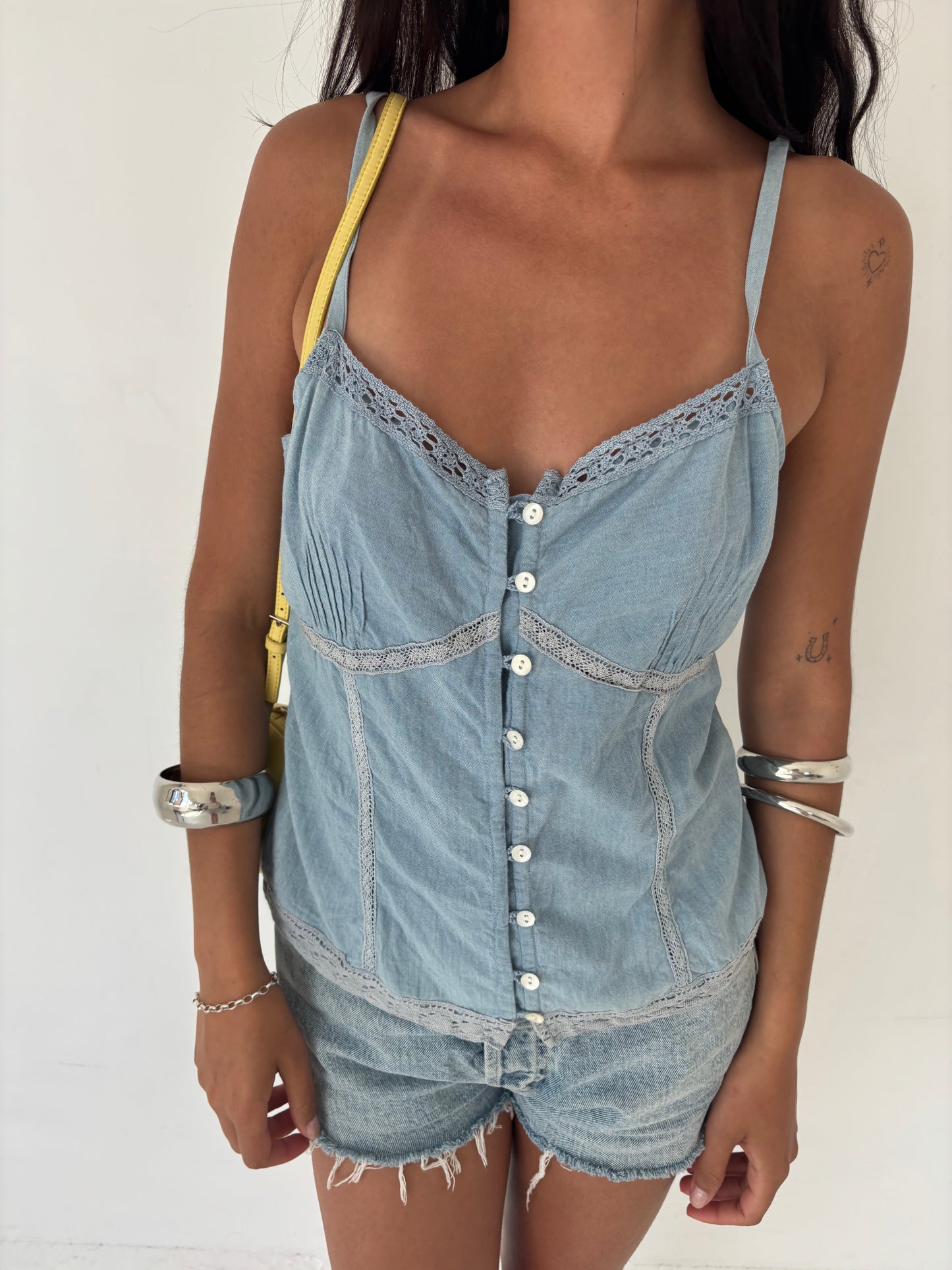 Tara Jarmon Blue Cami Top