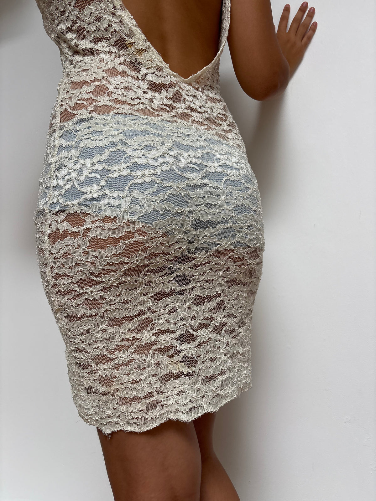 Victoria's Secret Cream Lace Dress