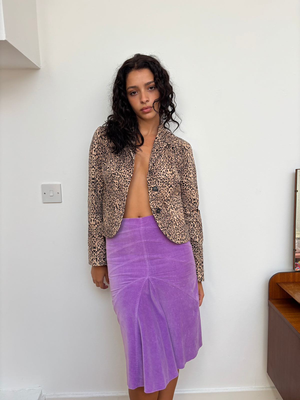 Sisley Leopard Print Blazer
