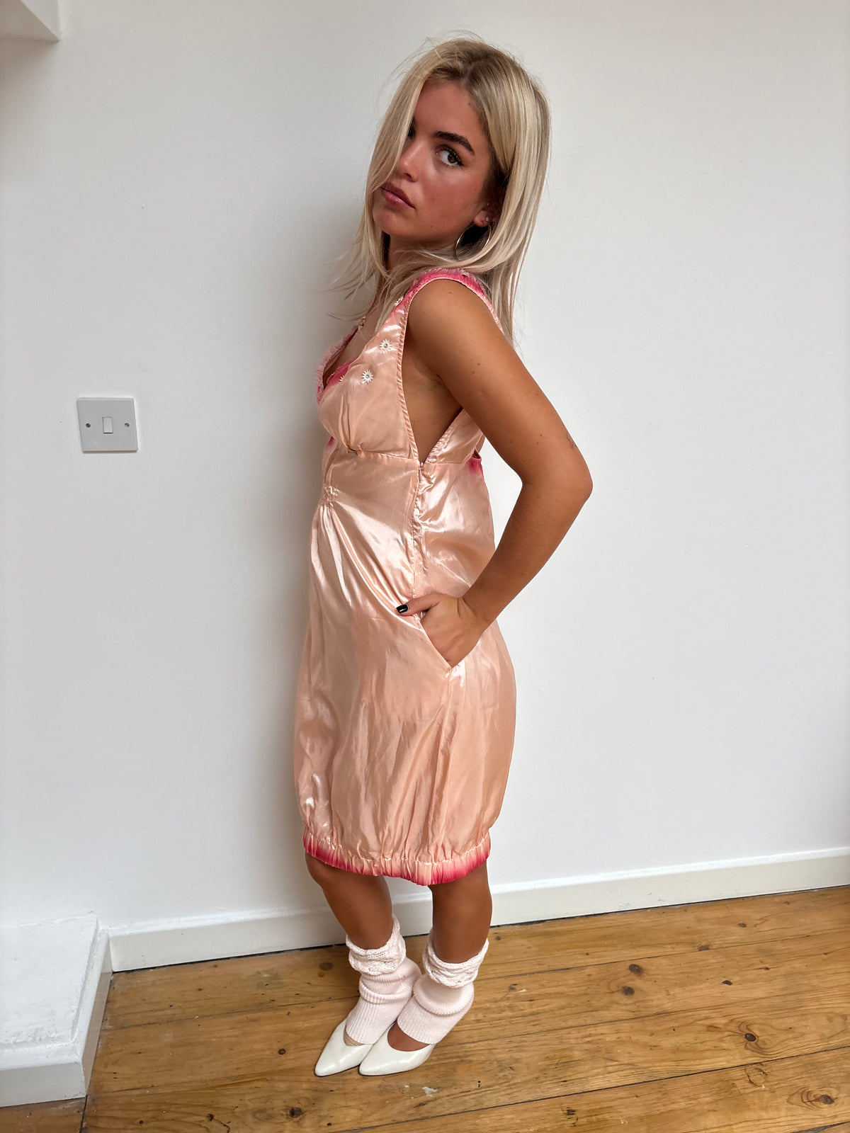 Miss Sixty Peach Bubble Dress