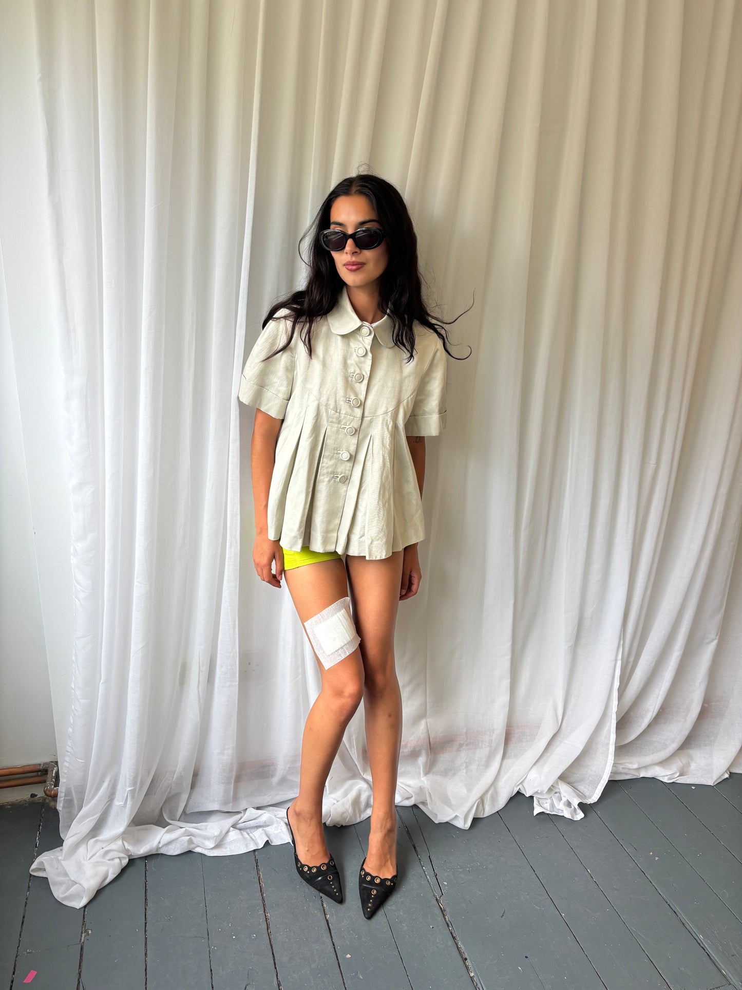 Ted Baker Beige Short Sleeve Jacket