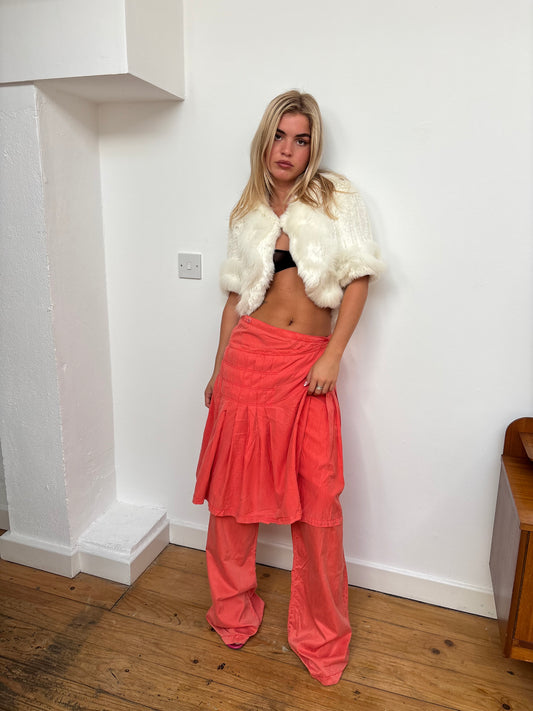 Mason's Orange Skirt Trouser Set