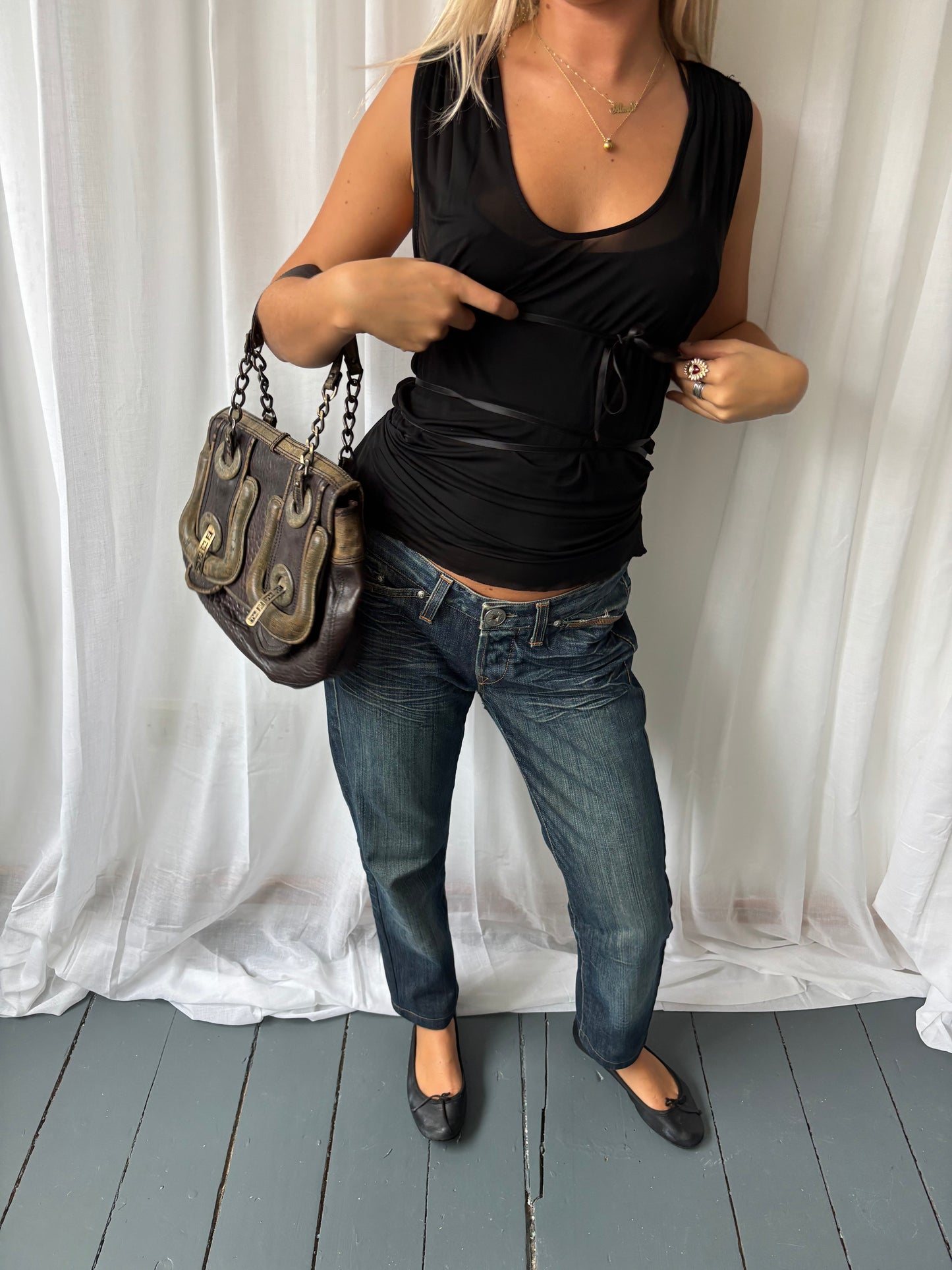 Patrizia Pepe Black Vest