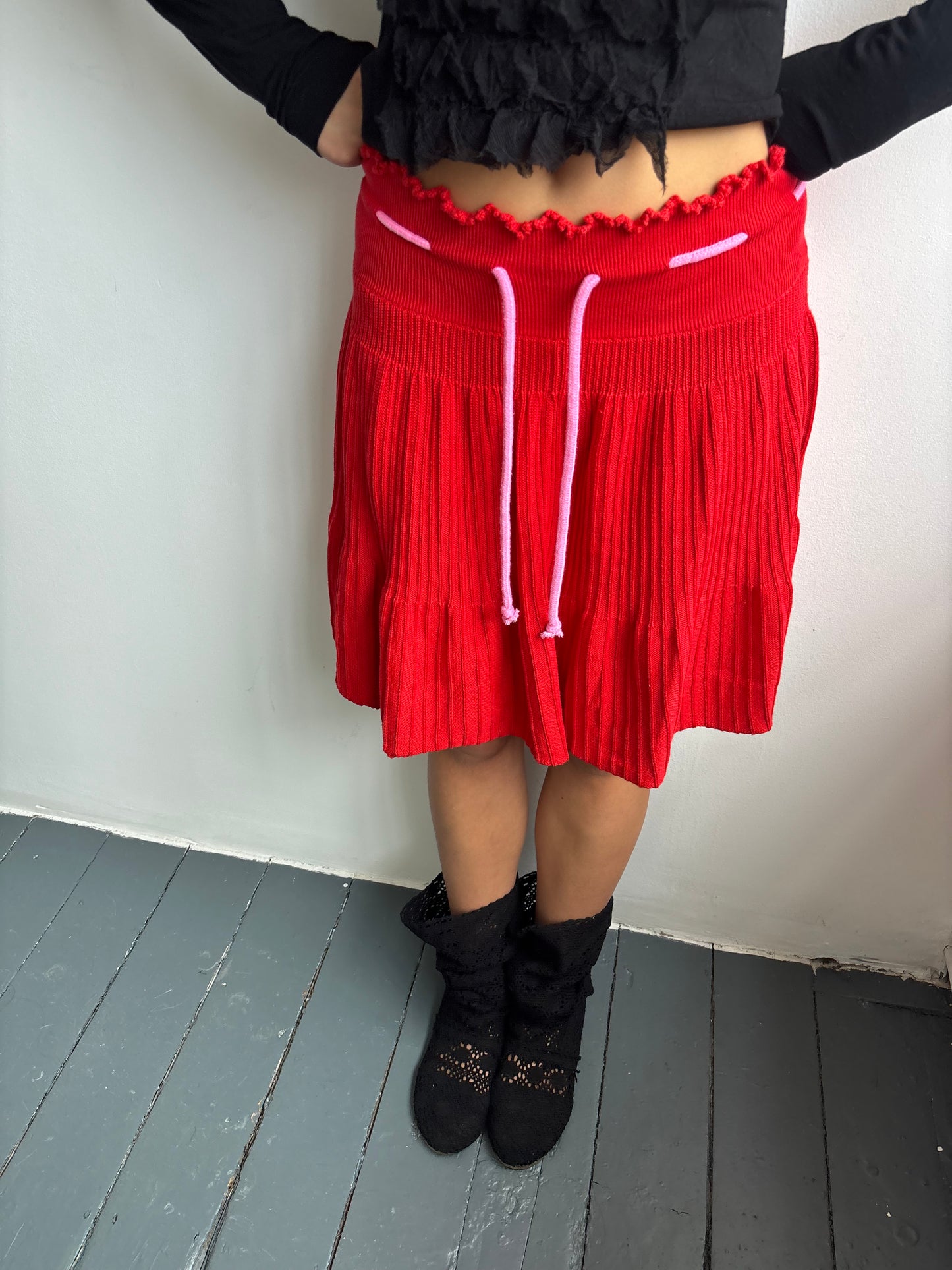 Sonia Rykiel Black Knit Skirt