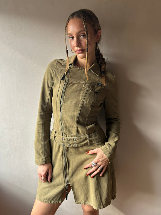 Diesel Khaki Dress Jacket