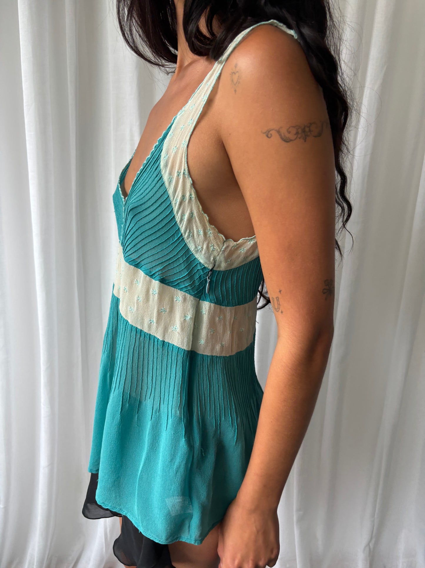 Fleur Wood Silk Top