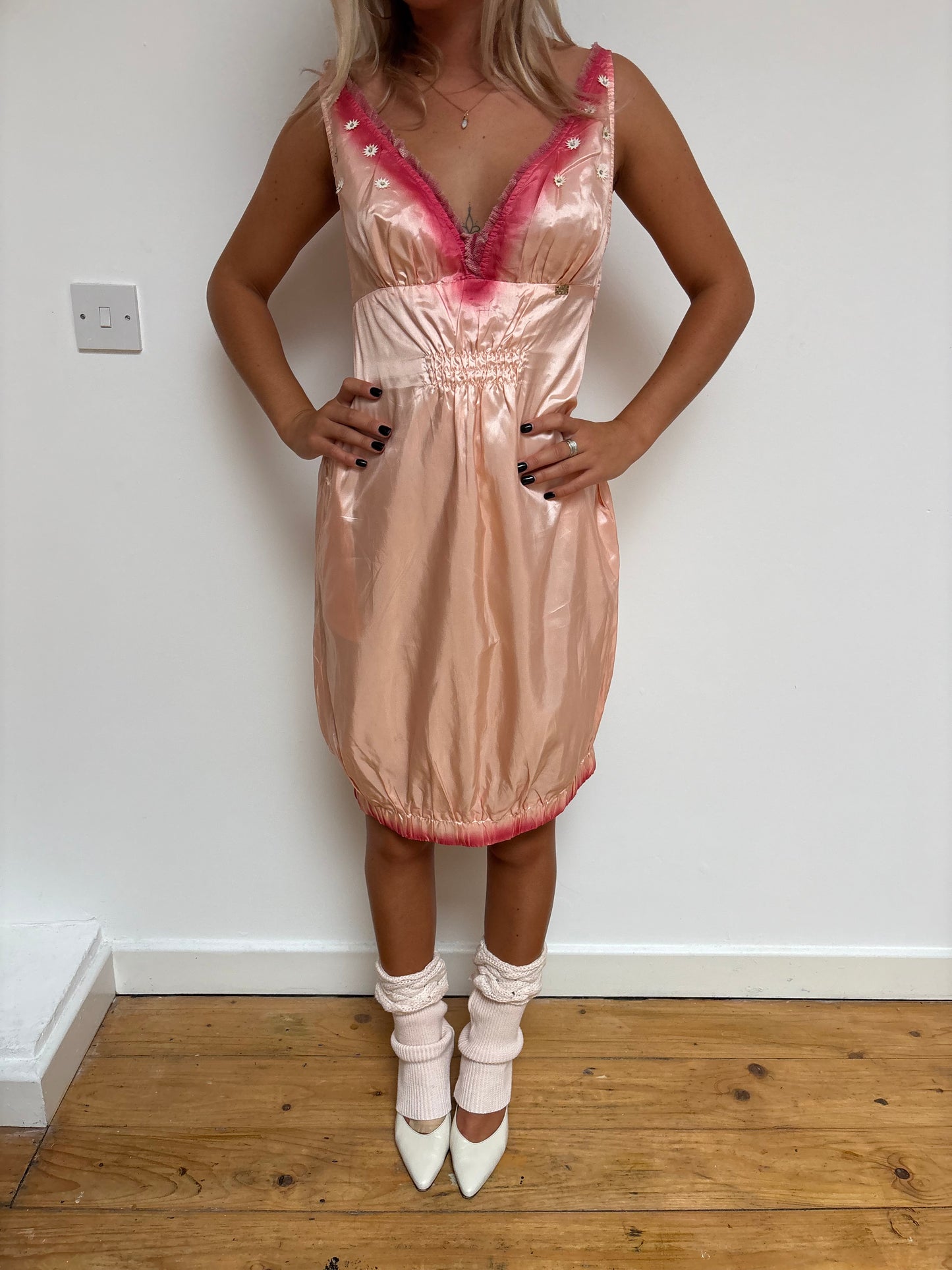 Miss Sixty Peach Bubble Dress