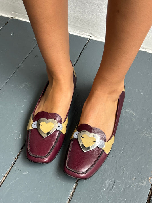 Prada 90s Heart Loafers