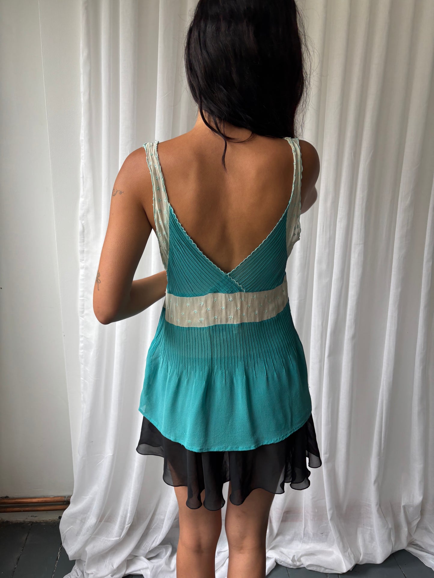 Fleur Wood Silk Top