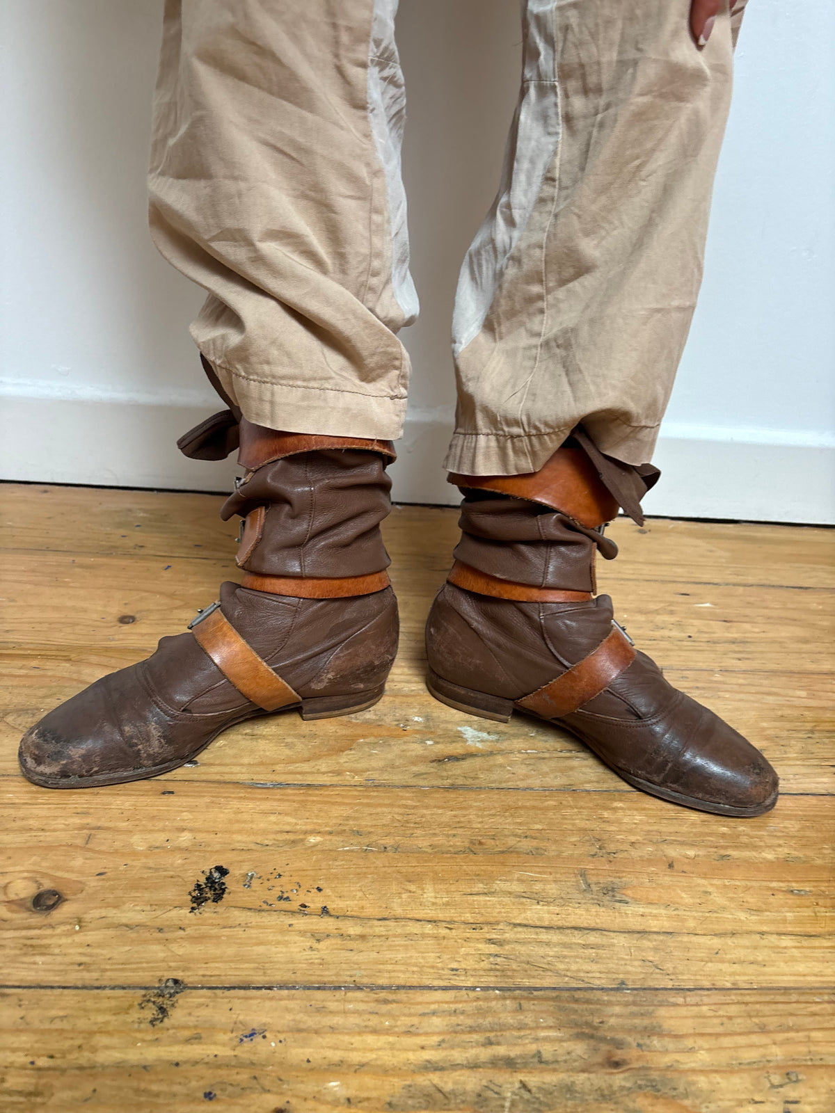Vivienne Westwood Leather Pirate Boots