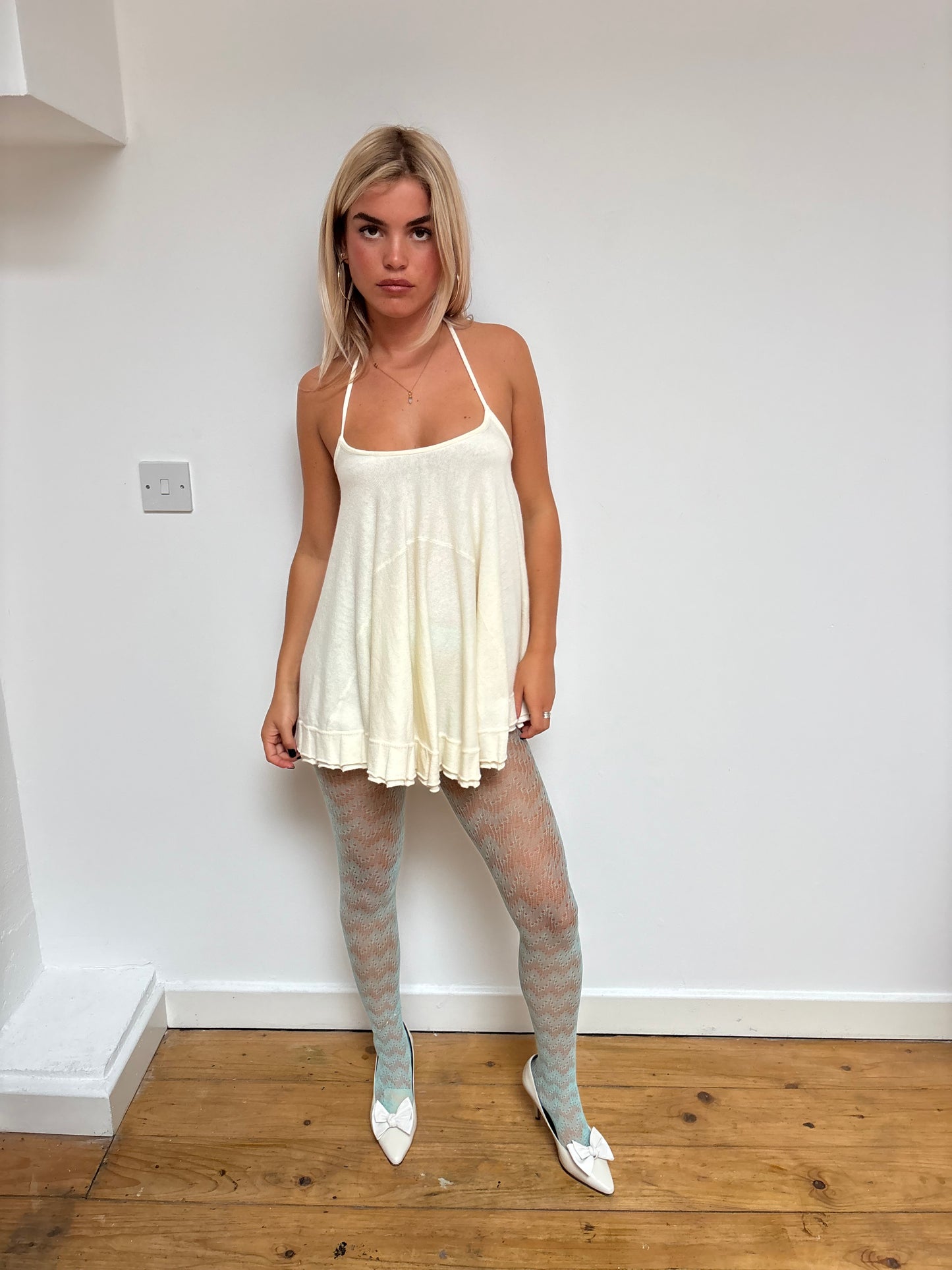 Vintage Cream Poncho