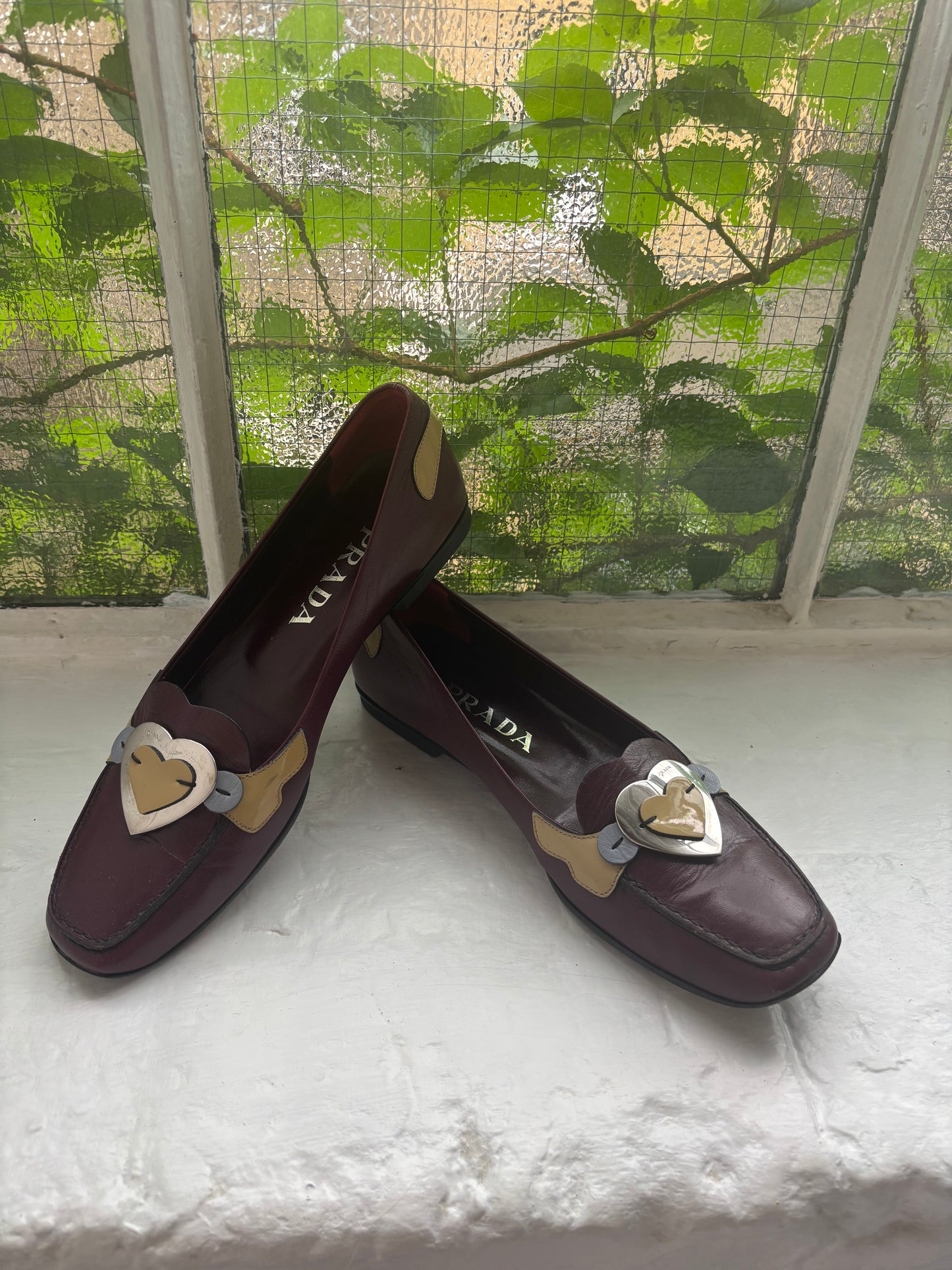 Prada 90s Heart Loafers