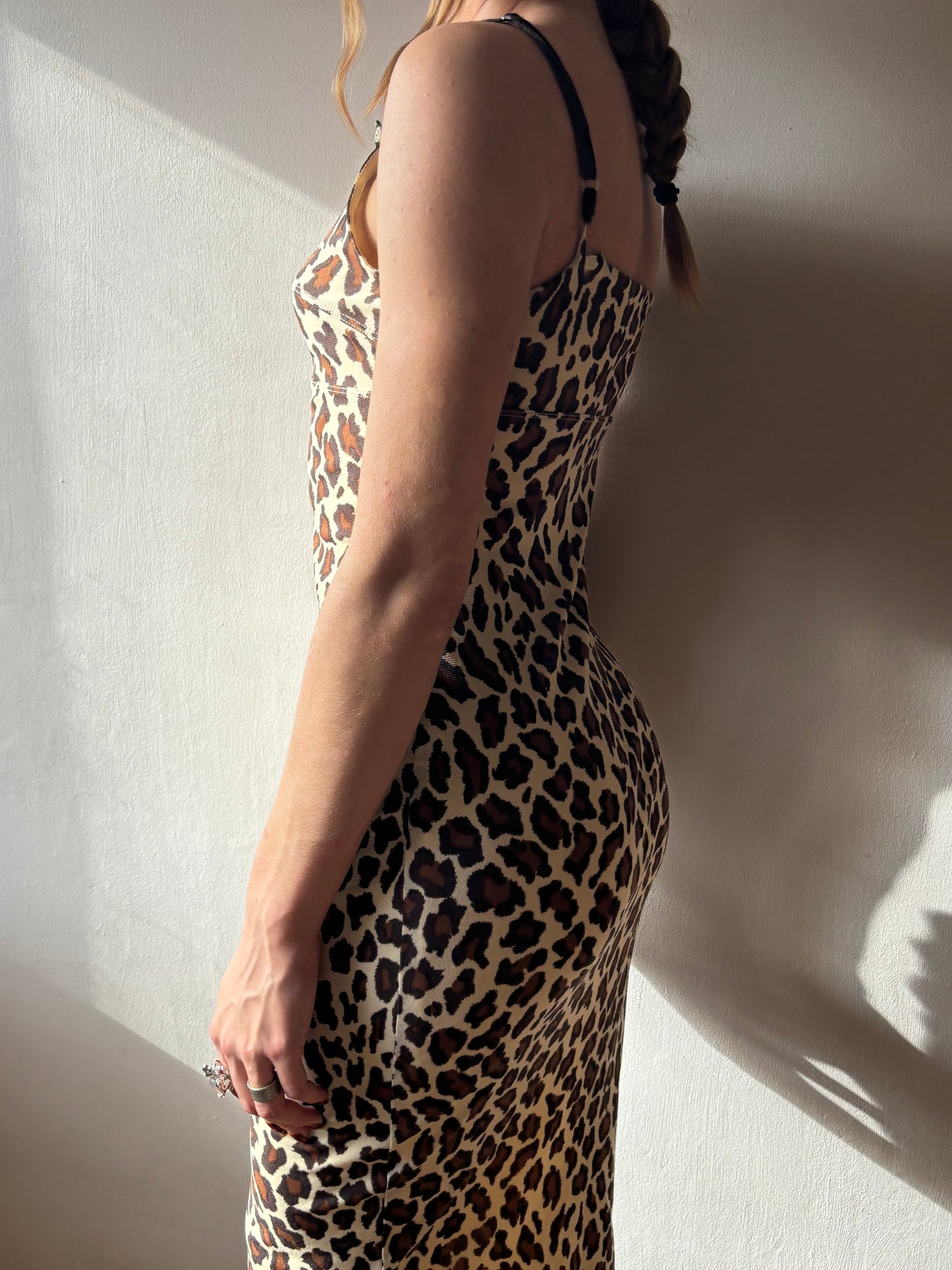 Kookai Leopard Midi Dress