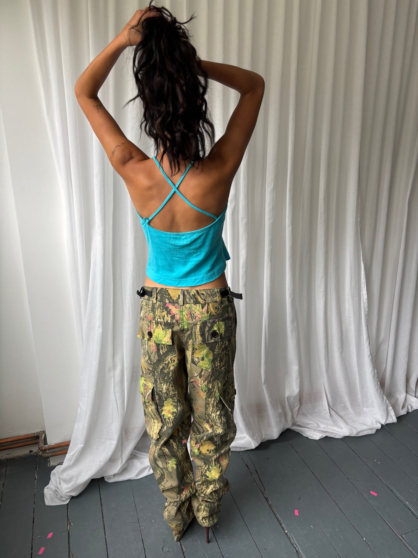 Vintage Turquoise Halter Top