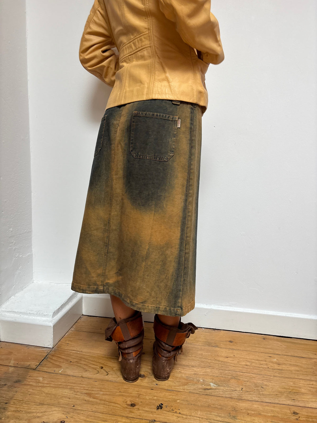 Agencia Denim Midi Skirt