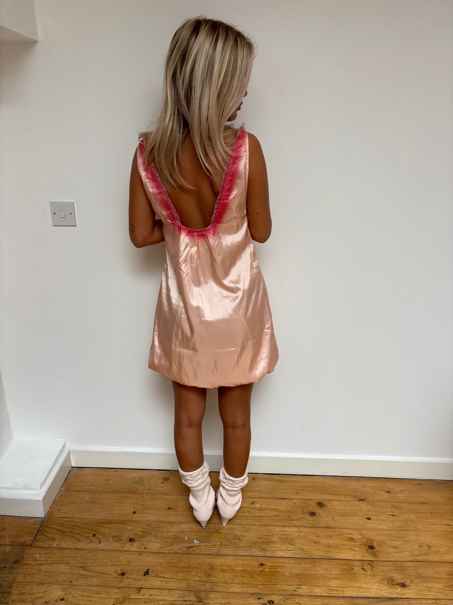 Miss Sixty Peach Bubble Dress