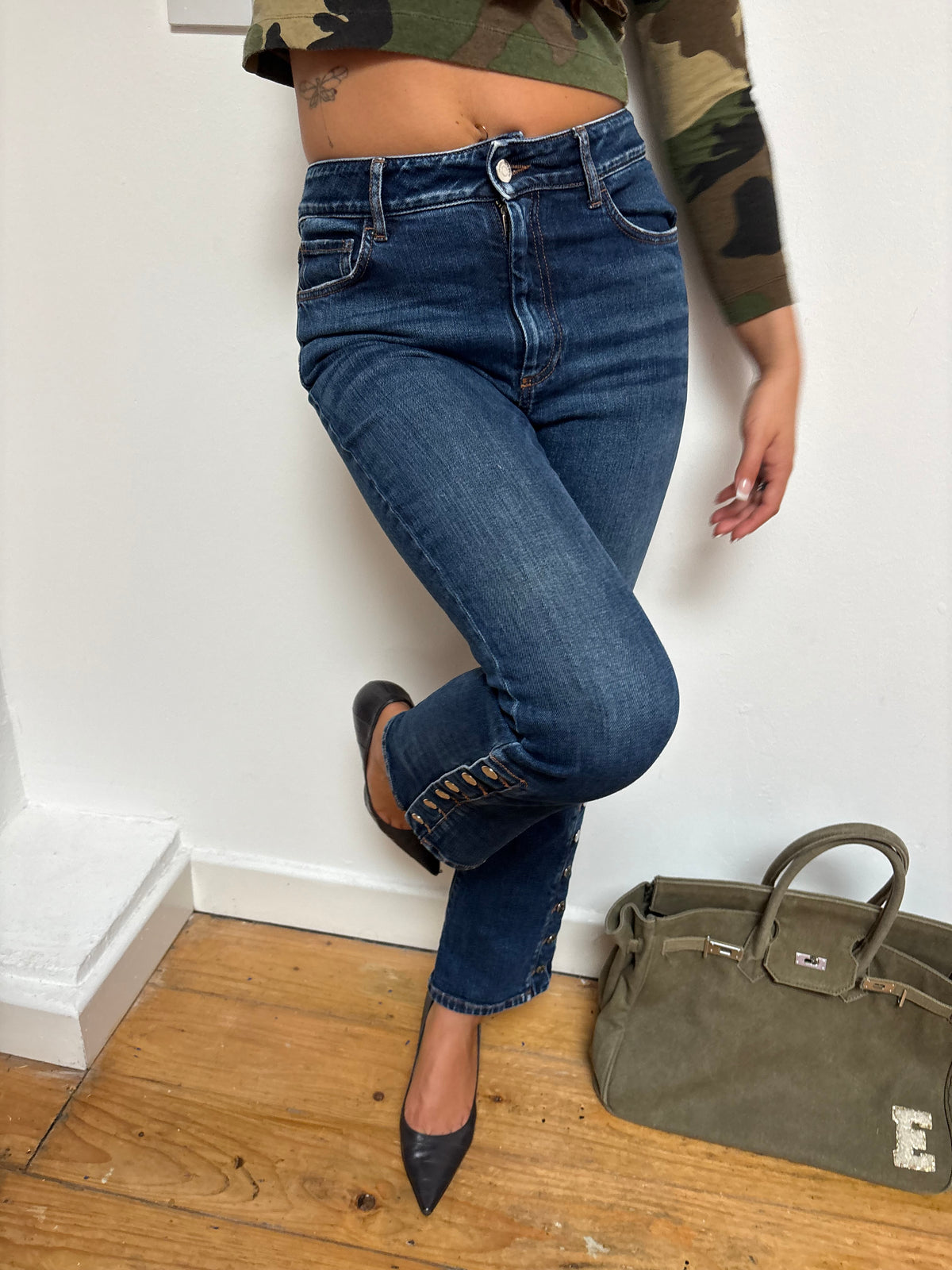 Sportmax Cropped Denim Jeans