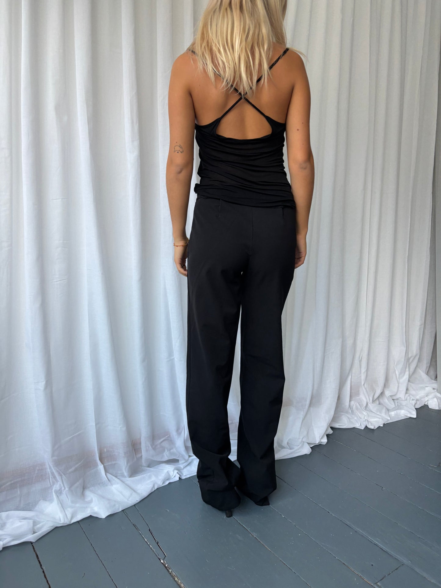 Versace 00s Black Trousers