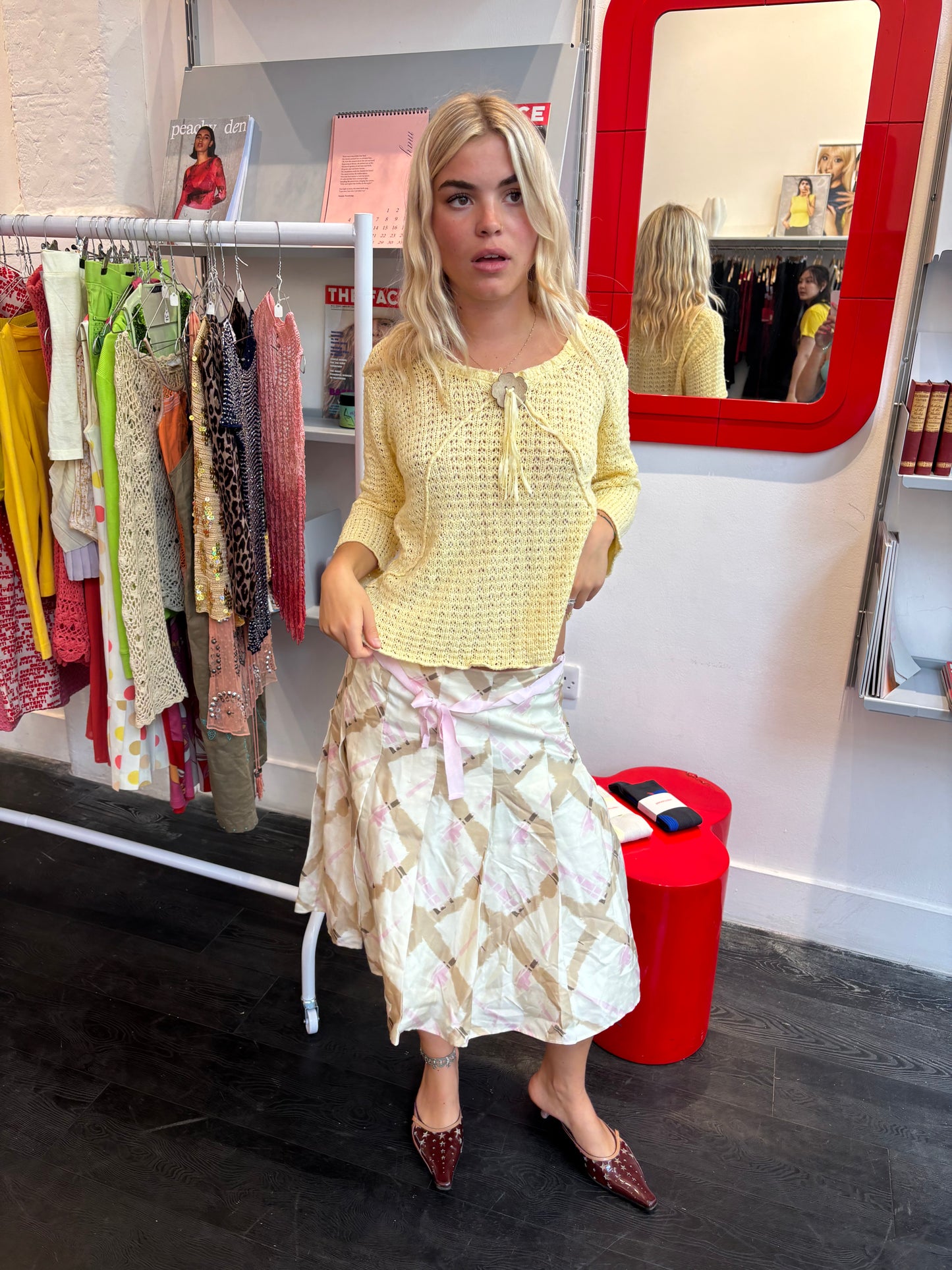 Anne Marie Yellow Crochet Top