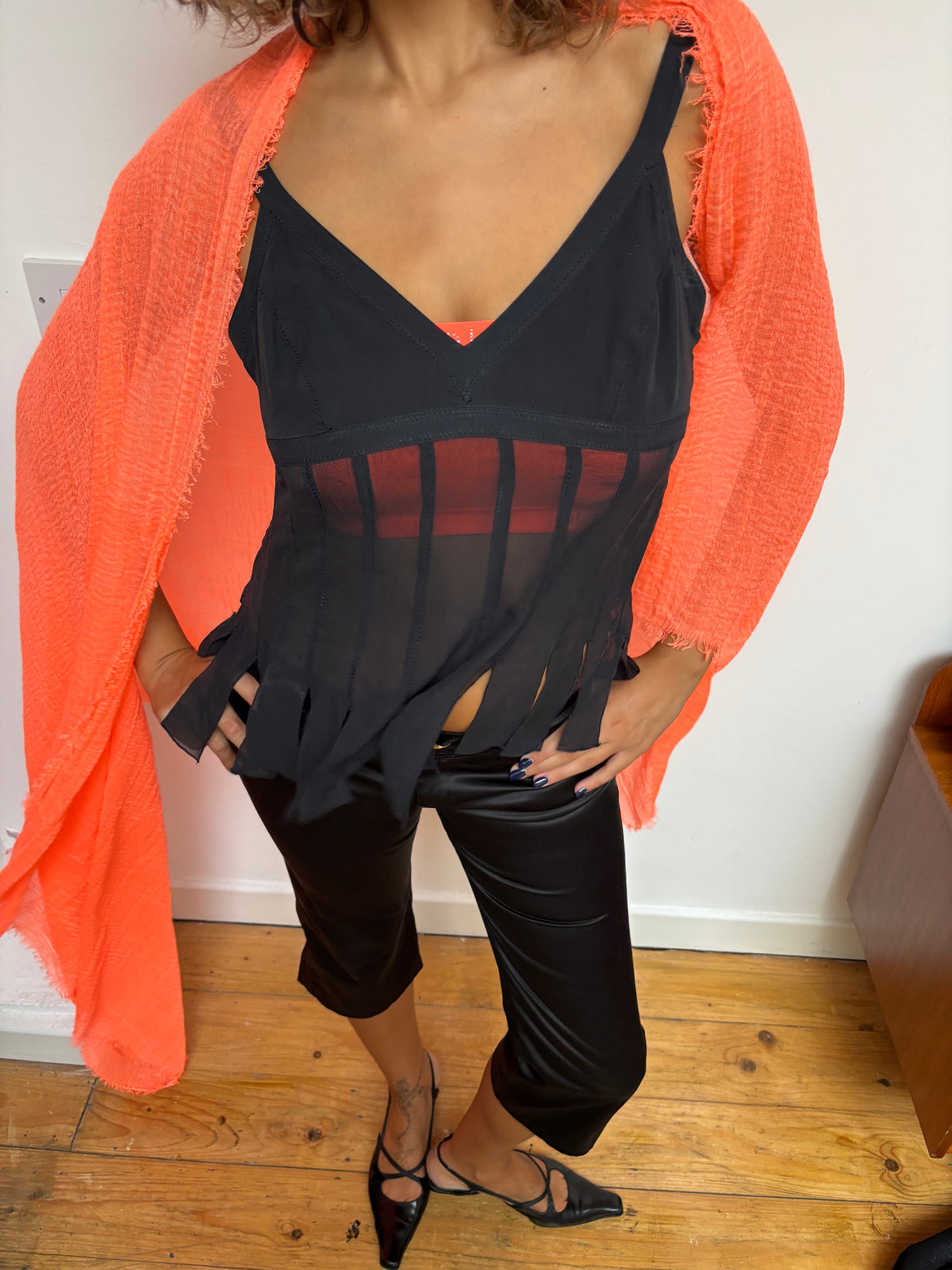 Ted Baker Black Silk Cami