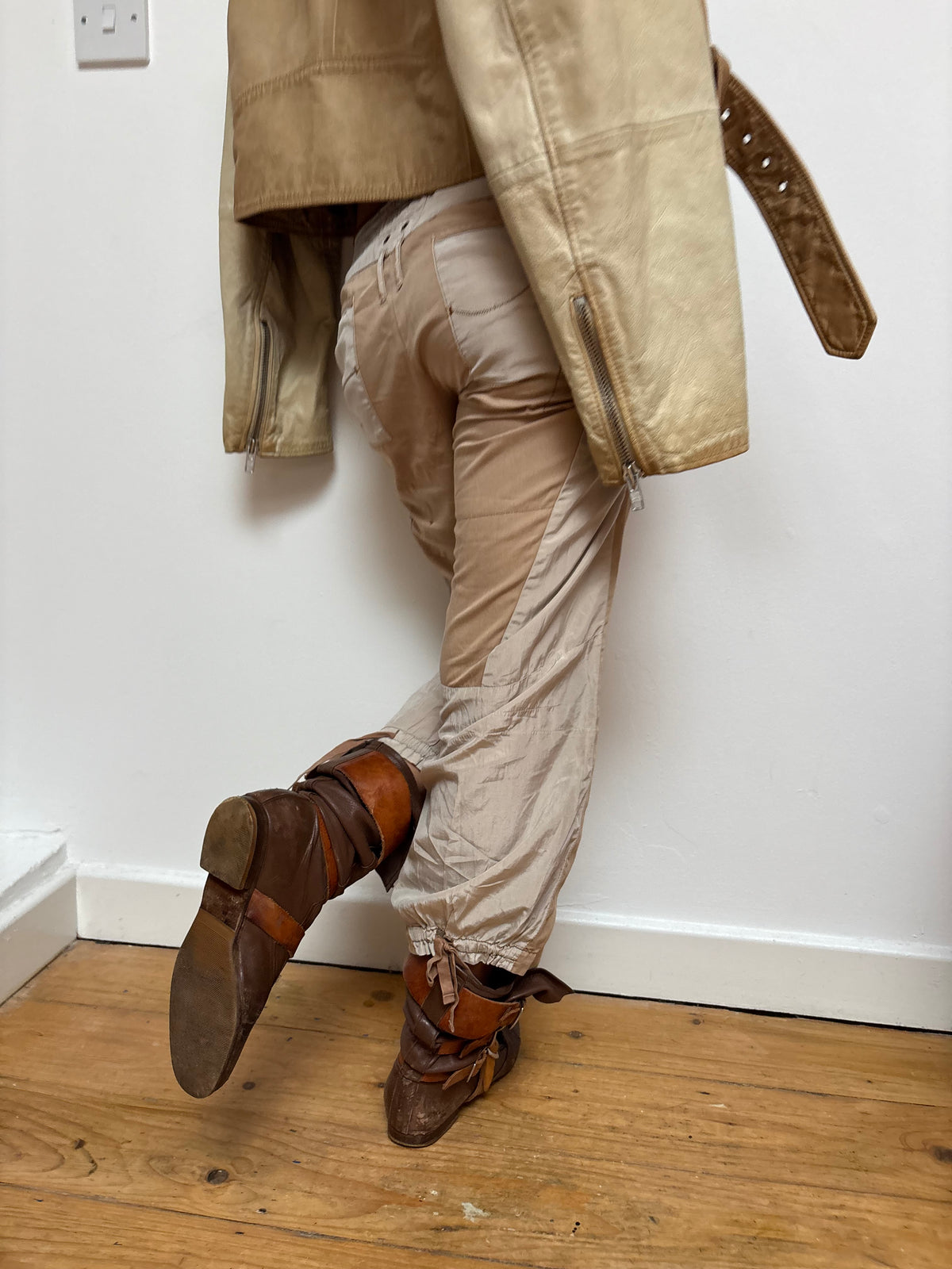 Firetrap Beige Cargo Trousers