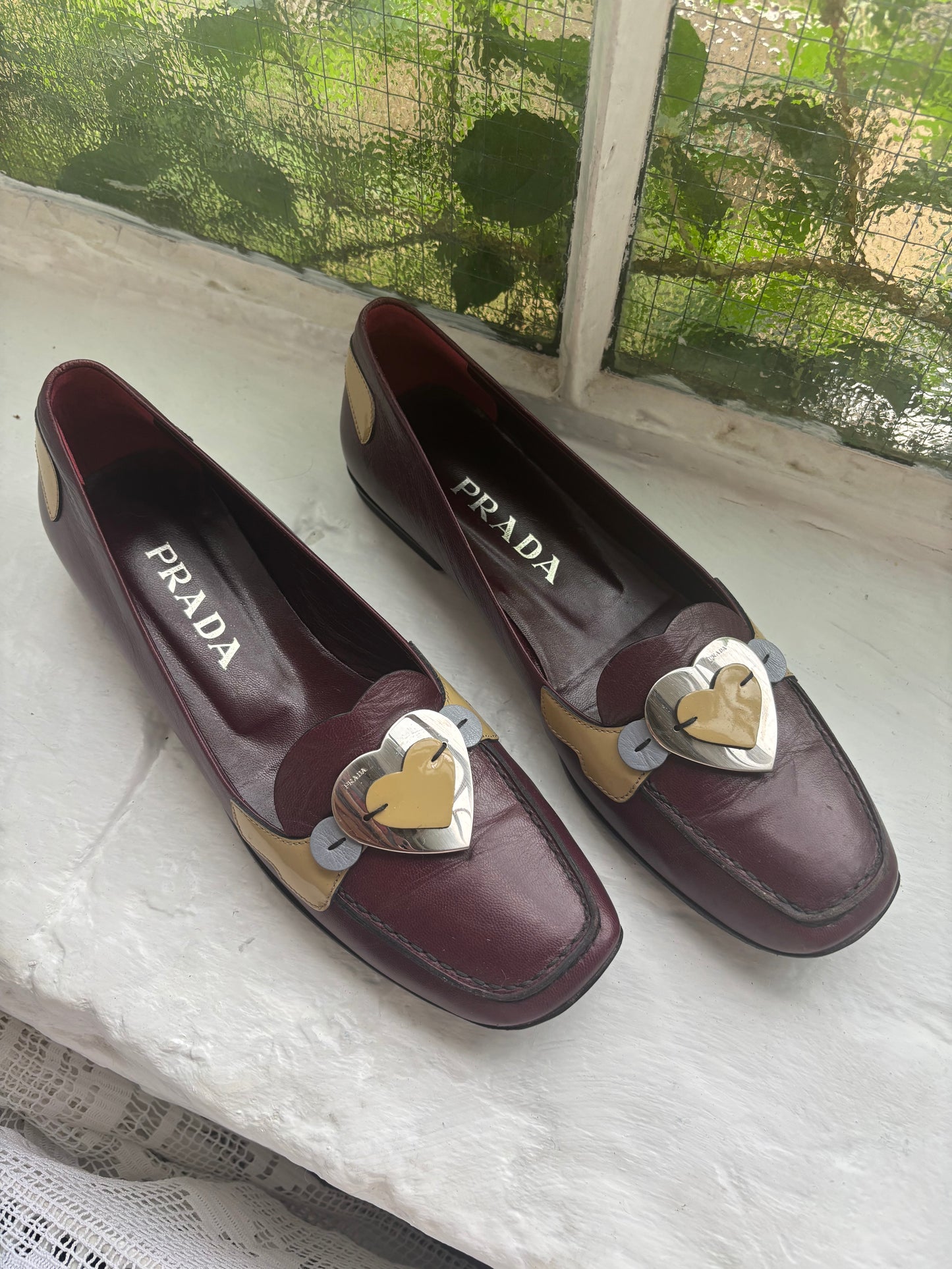 Prada 90s Heart Loafers
