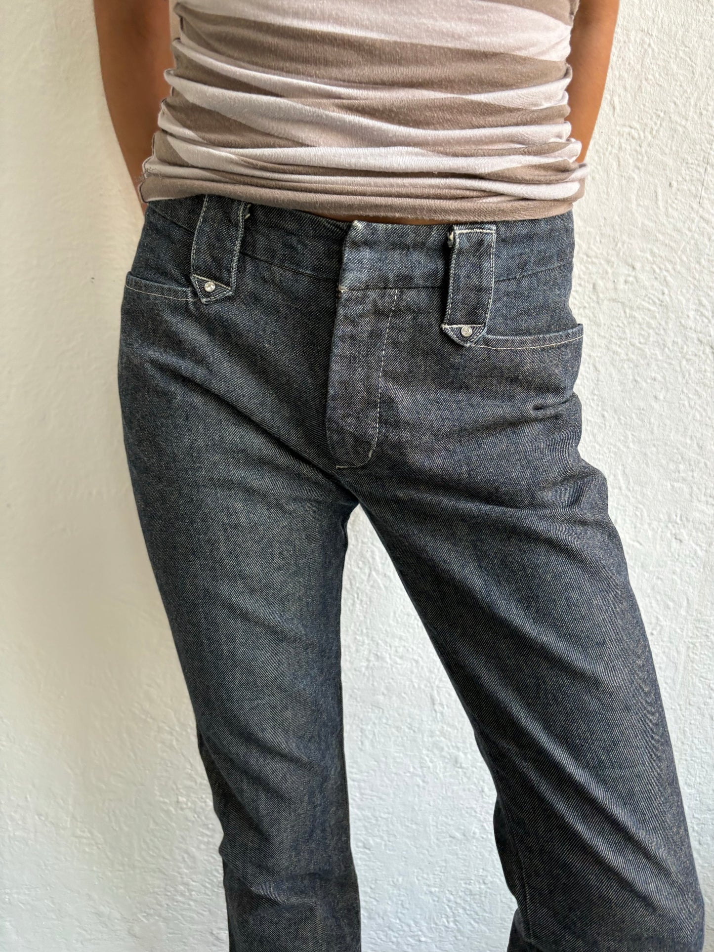 Liu Jo Dark Blue Bootleg Jeans