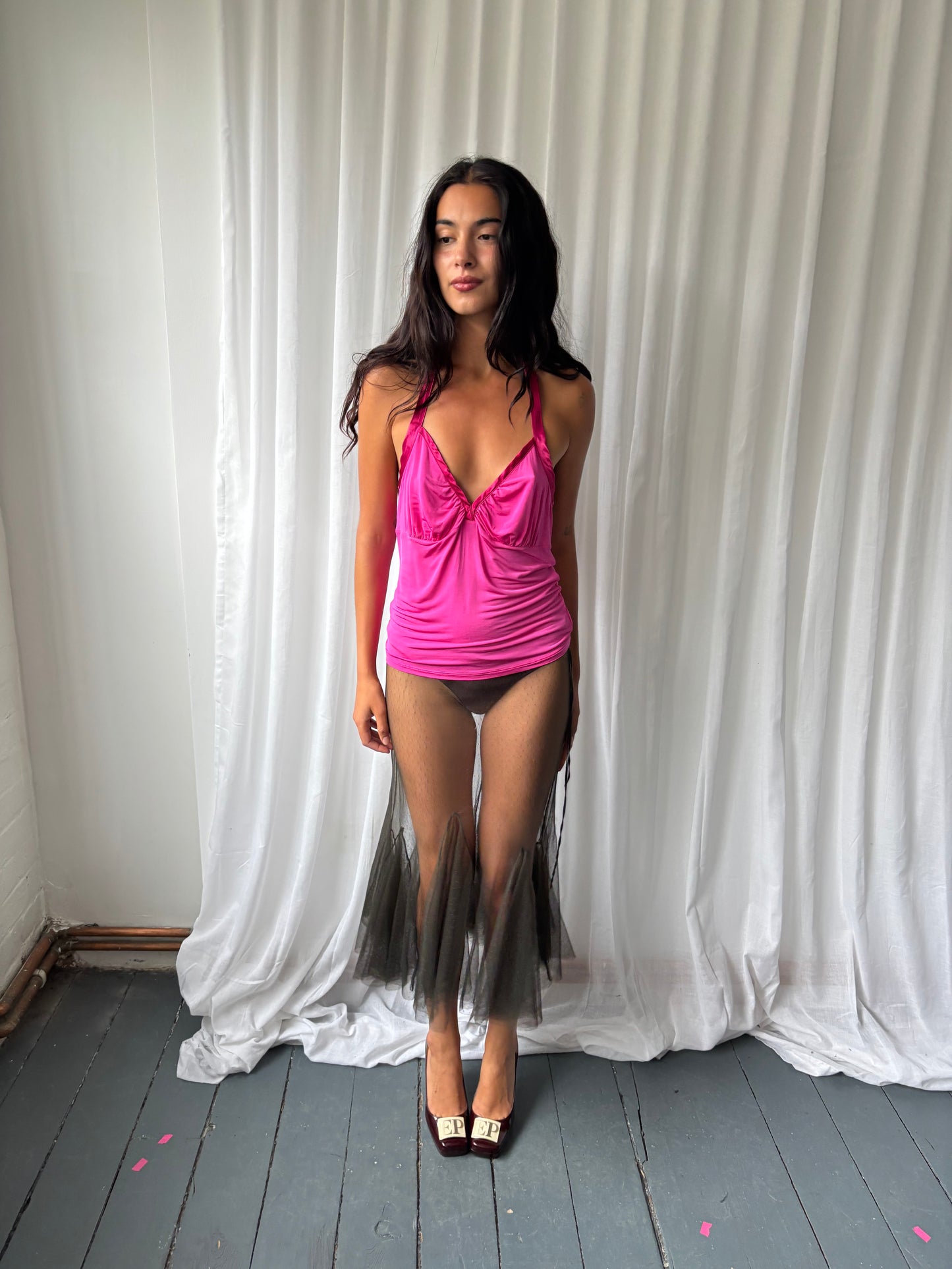 Gas Pink Halter Top