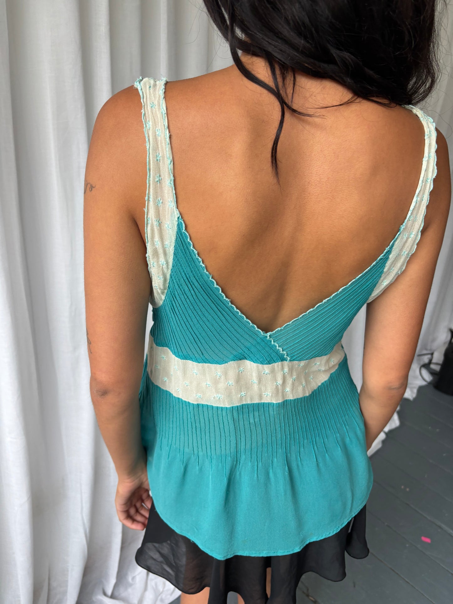 Fleur Wood Silk Top