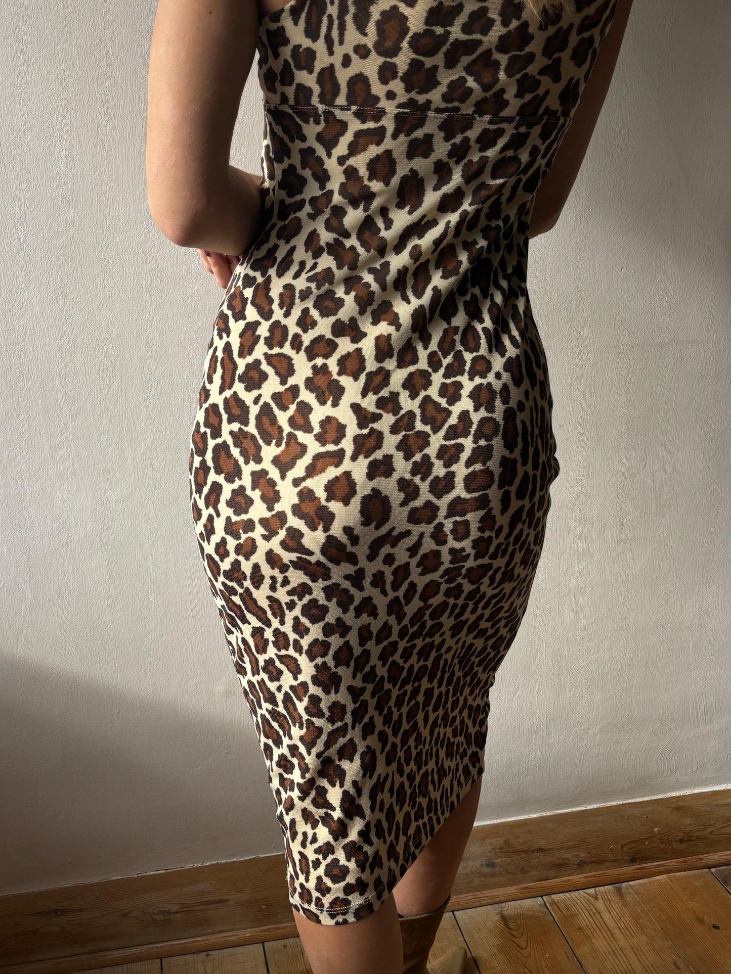 Kookai Leopard Midi Dress