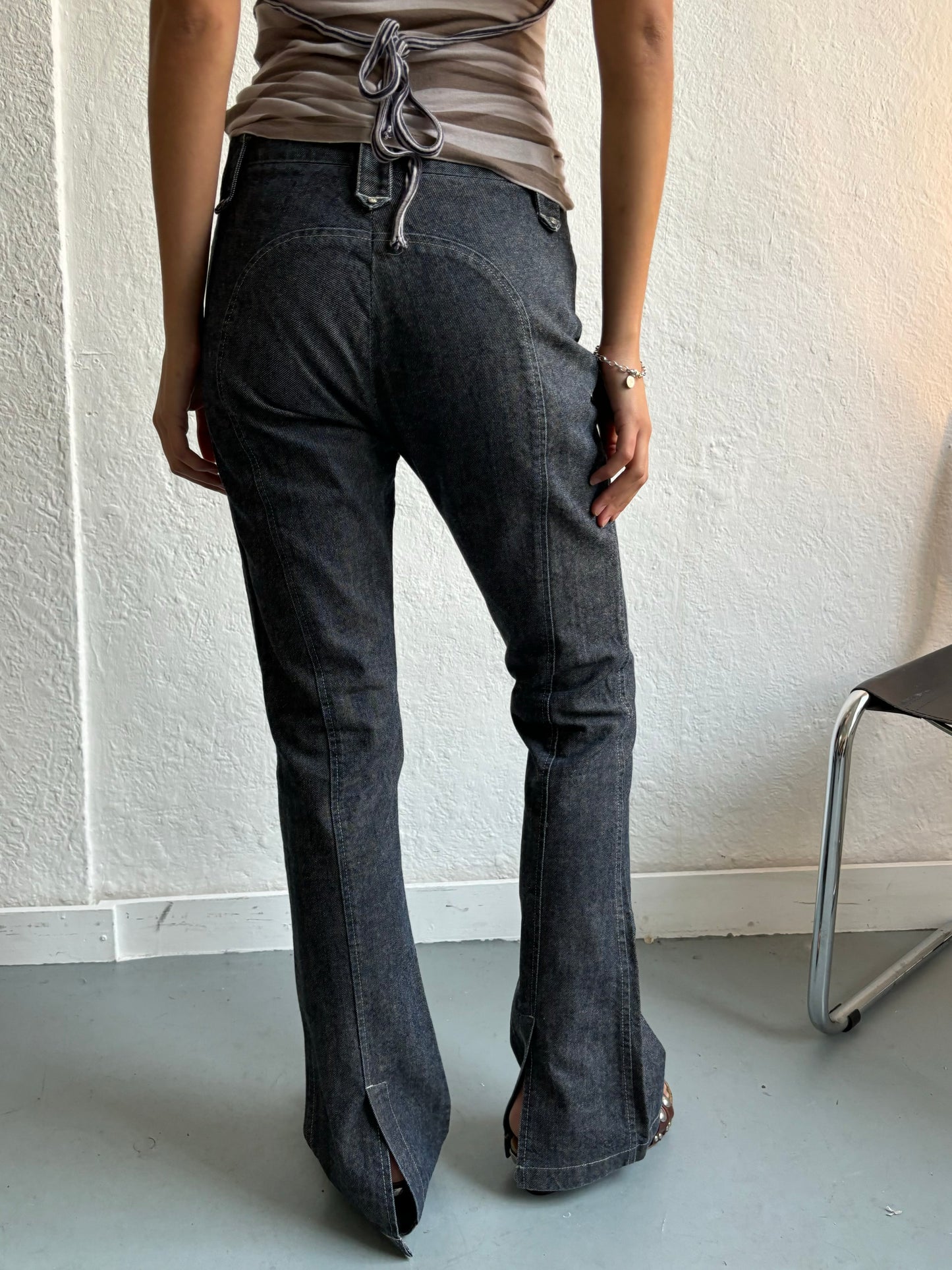 Liu Jo Dark Blue Bootleg Jeans