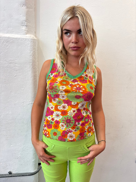 United Colors of Benetton Floral Mesh Vest