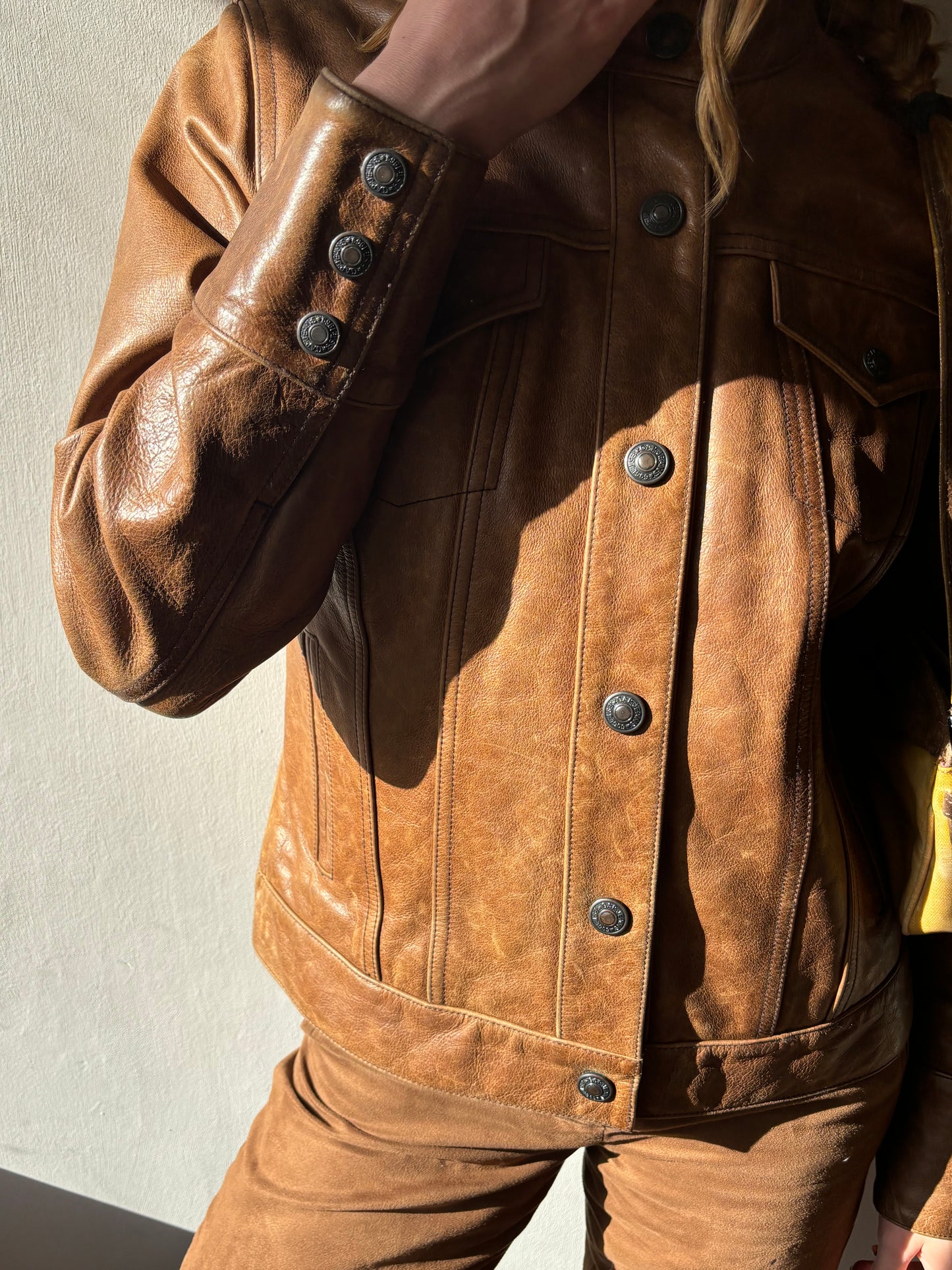 Gap Brown Leather Jacket