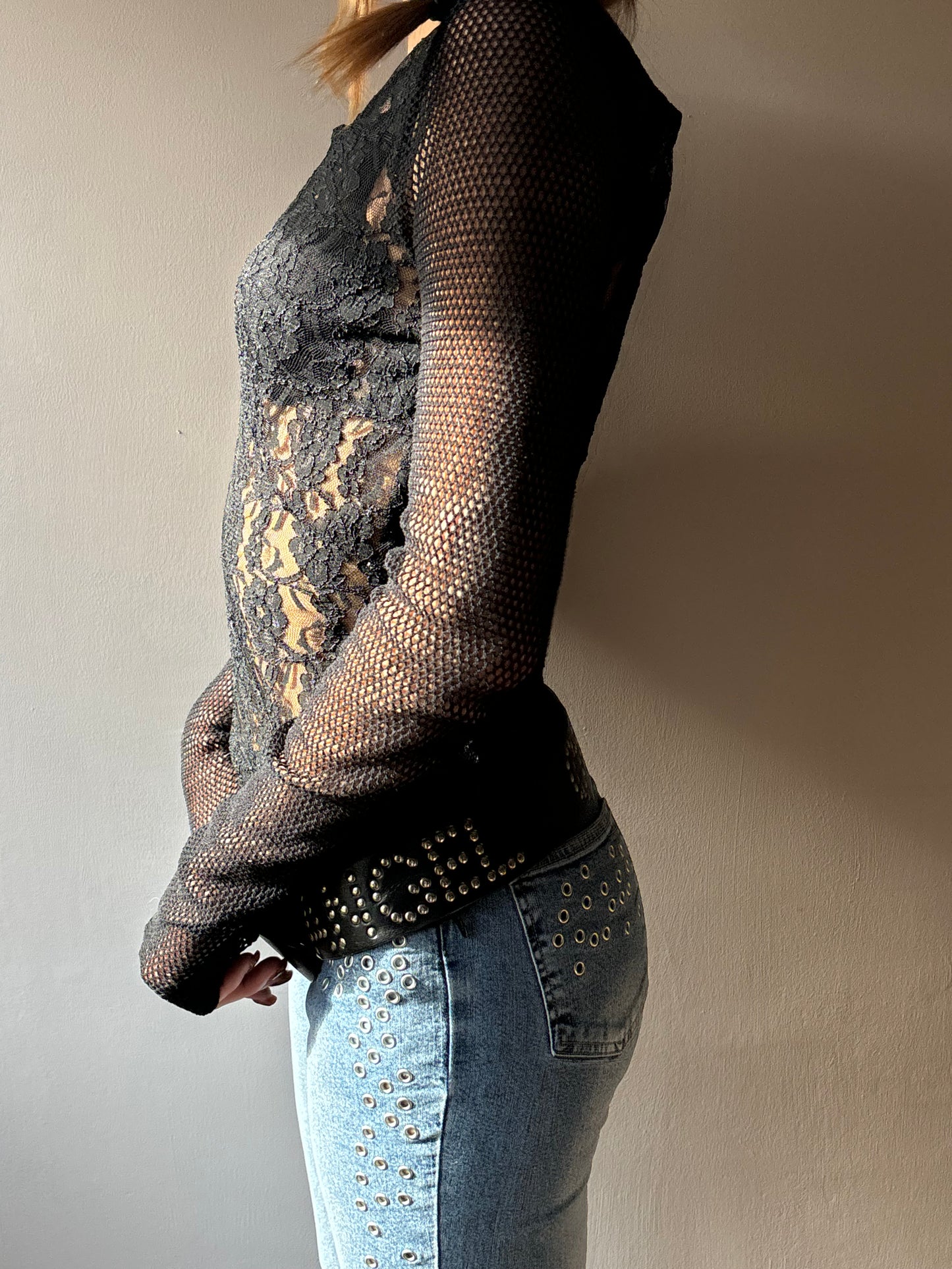 D&G Black Lace Top