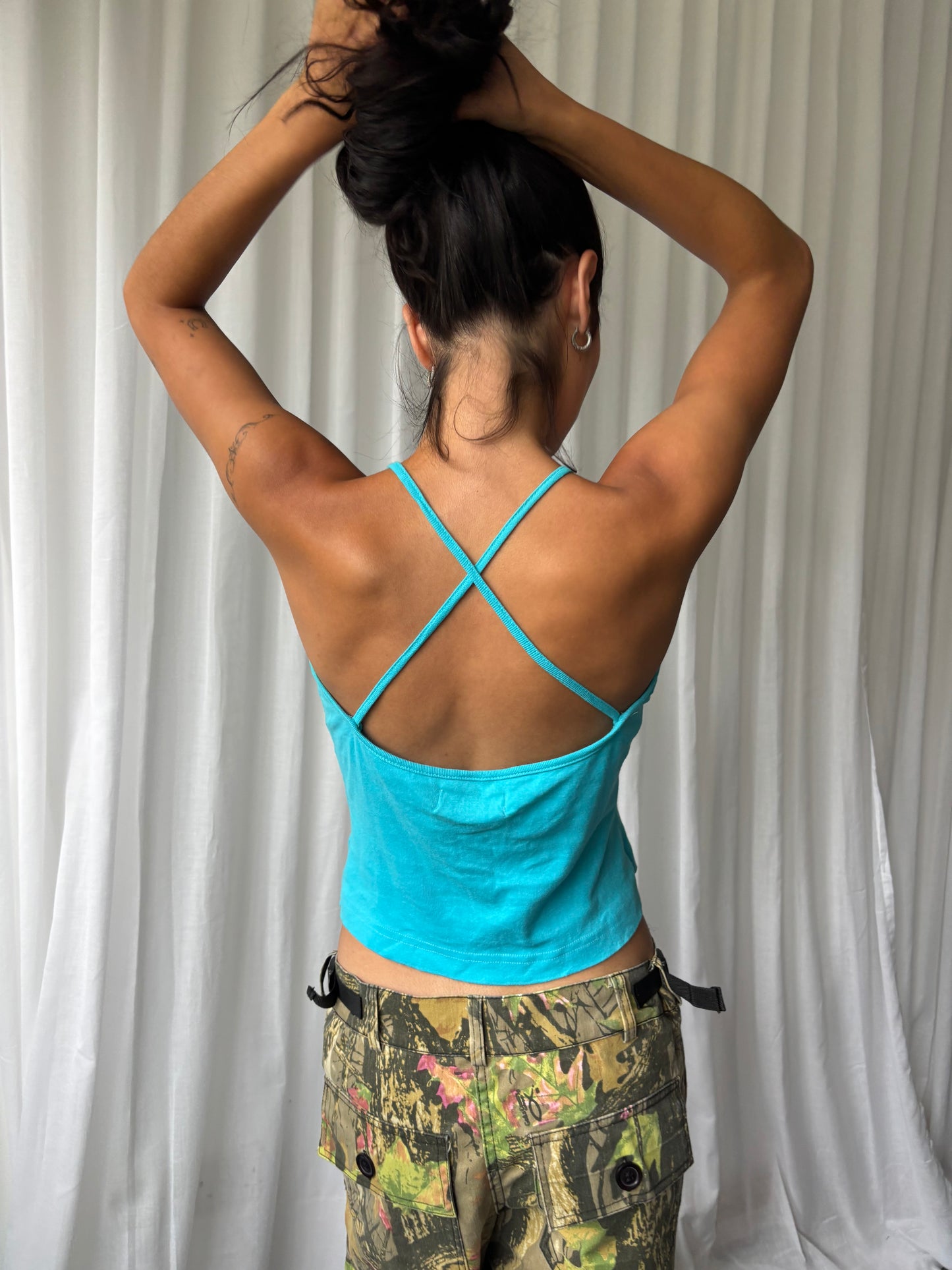 Vintage Turquoise Halter Top