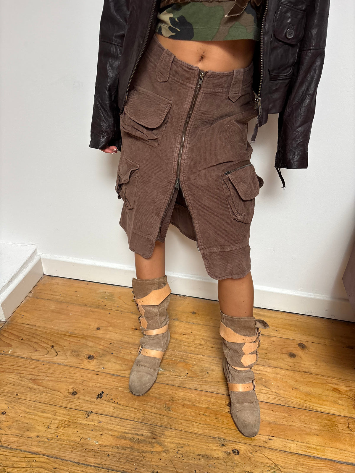 Vivienne Westwood Suede Pirate Boots