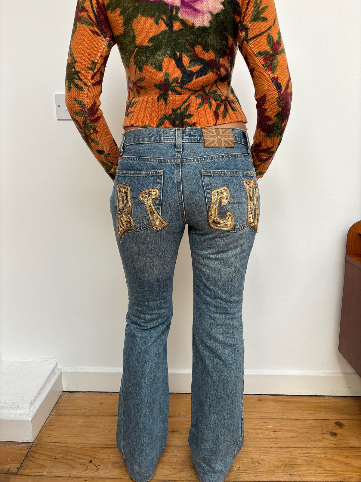 Richmond Embellished Denim Jeans