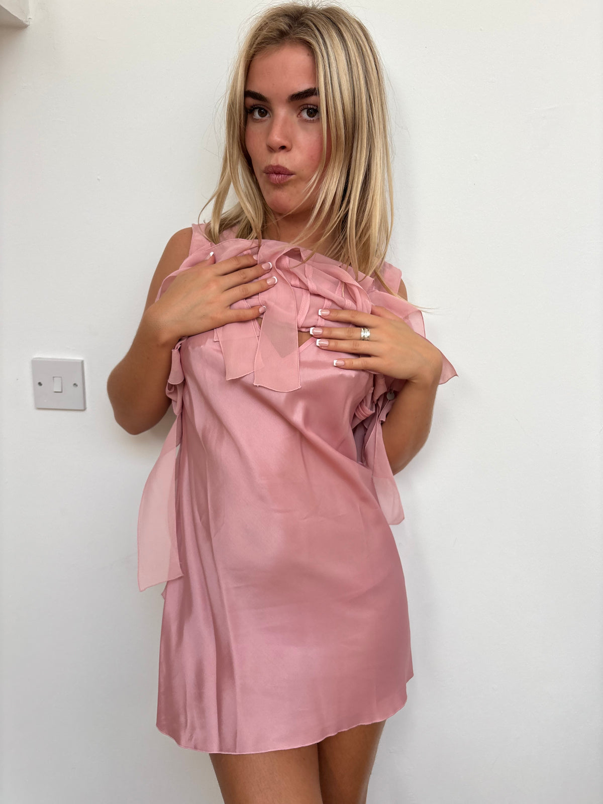 Ted Baker Pink Silk Dress