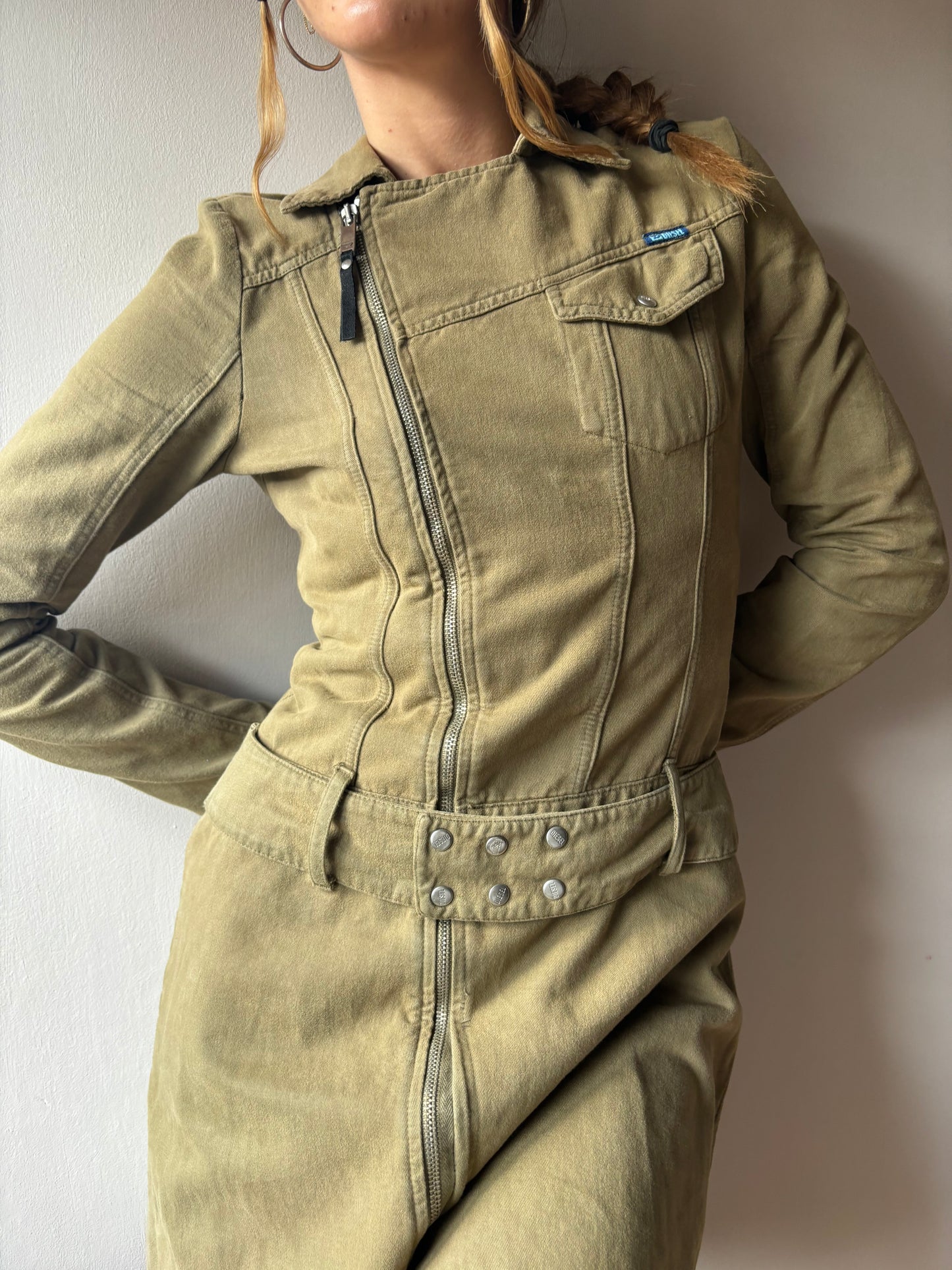 Diesel Khaki Dress Jacket