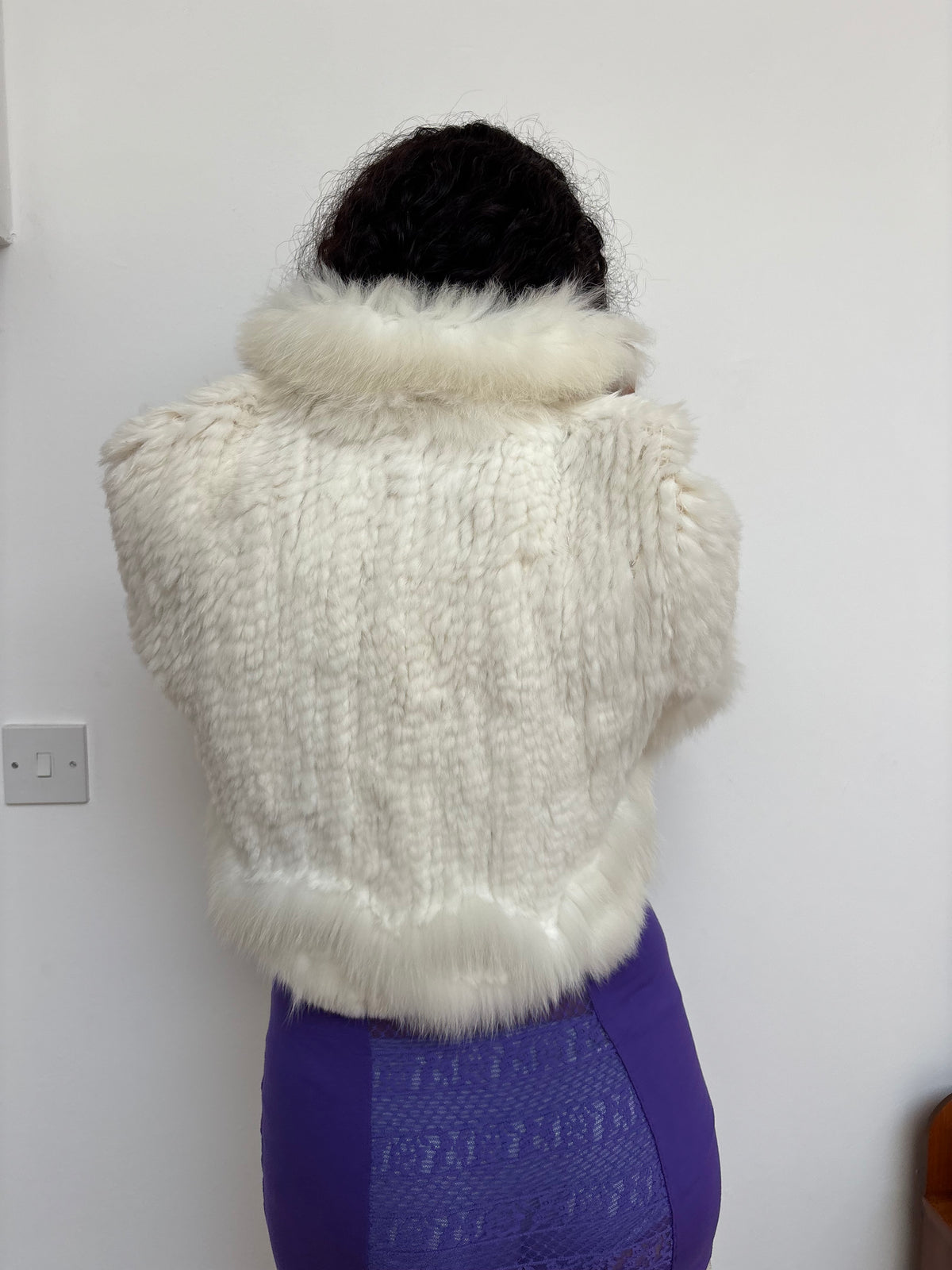 Vintage White Rabbit Bolero