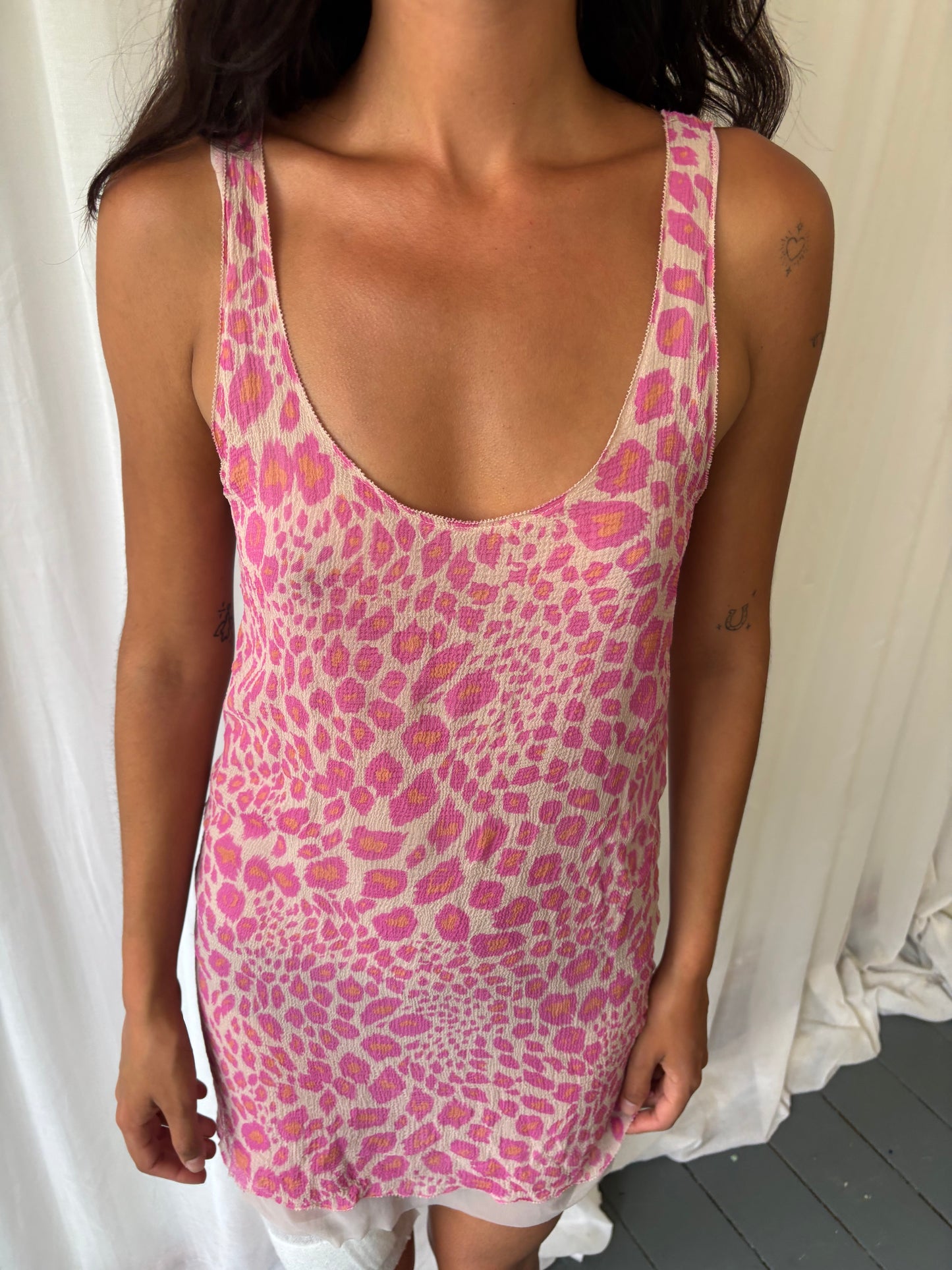 Malene Birger Pink Leopard Dress